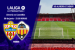 Almería - Castellón: a qué hora es, canal de TV y dónde ver hoy en directo el partido de ascenso a LaLiga