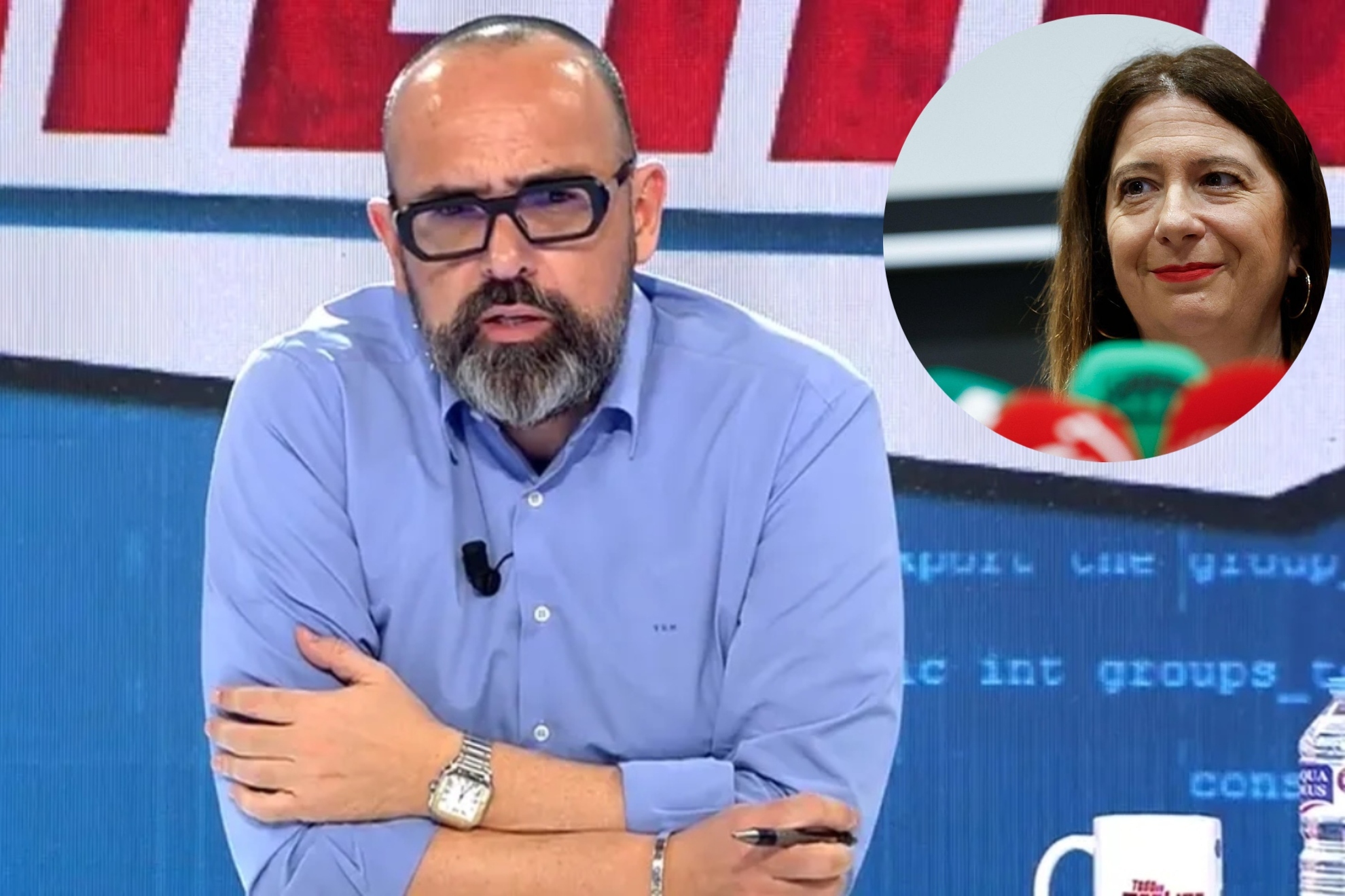 El alarmante mensaje sobre Leire Díaz que recibe Risto Mejide en directo: "Han cazado a la cazadora"