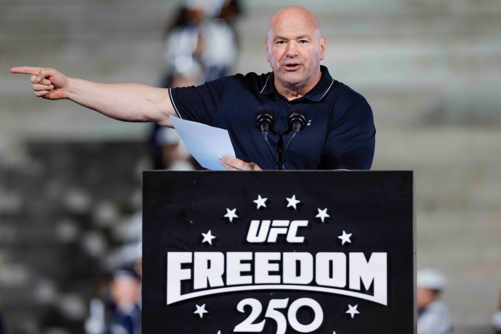 Dana White, durante la rueda de prensa del UFC Casa Blanca.