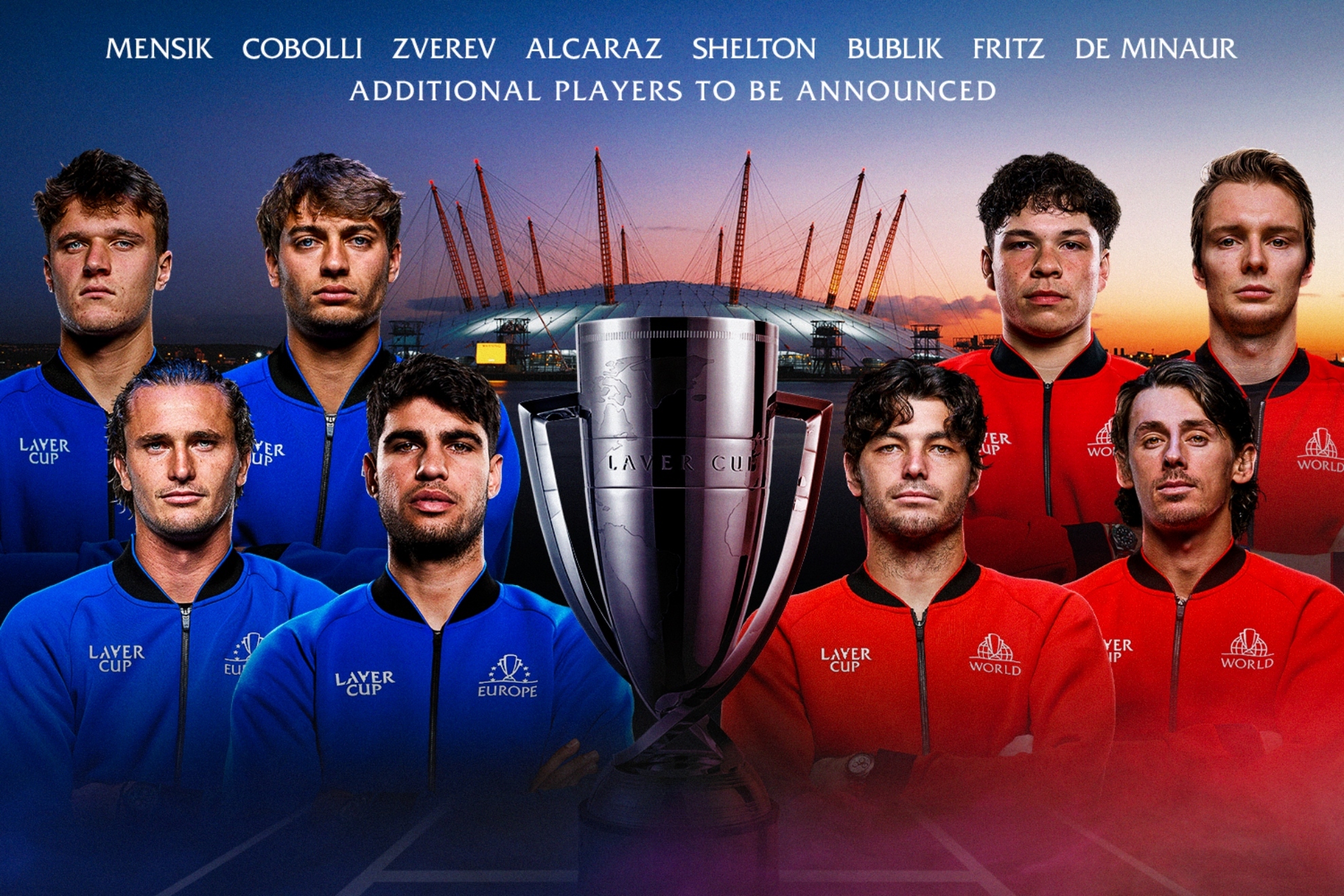 La Laver Cup define sus equipos: Cobolli y Mensik, en Europa; Bublik se...