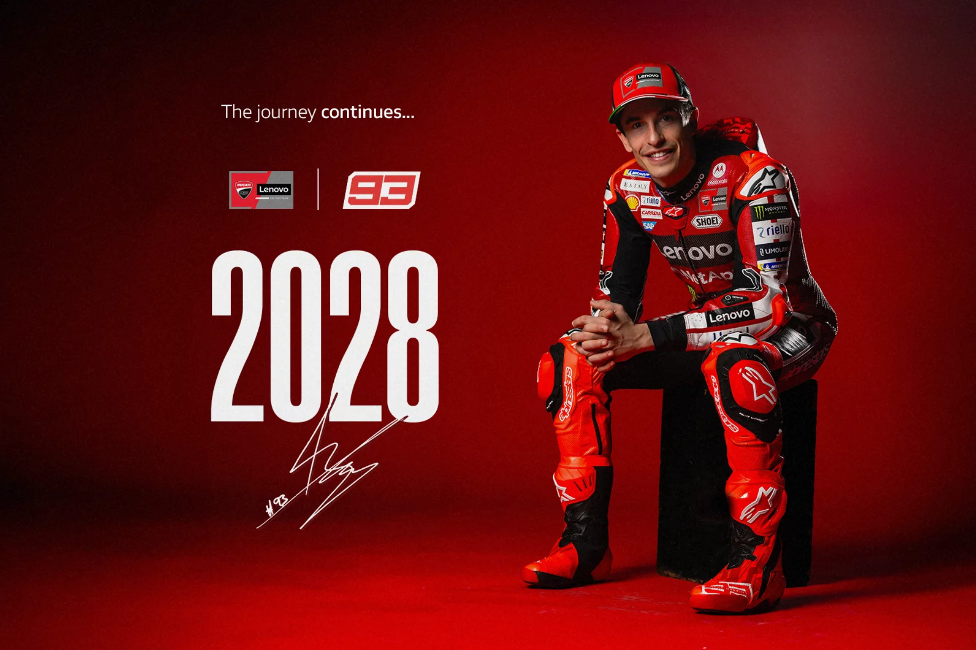 ¡¡Marc Márquez renueva con Ducati hasta 2028!!