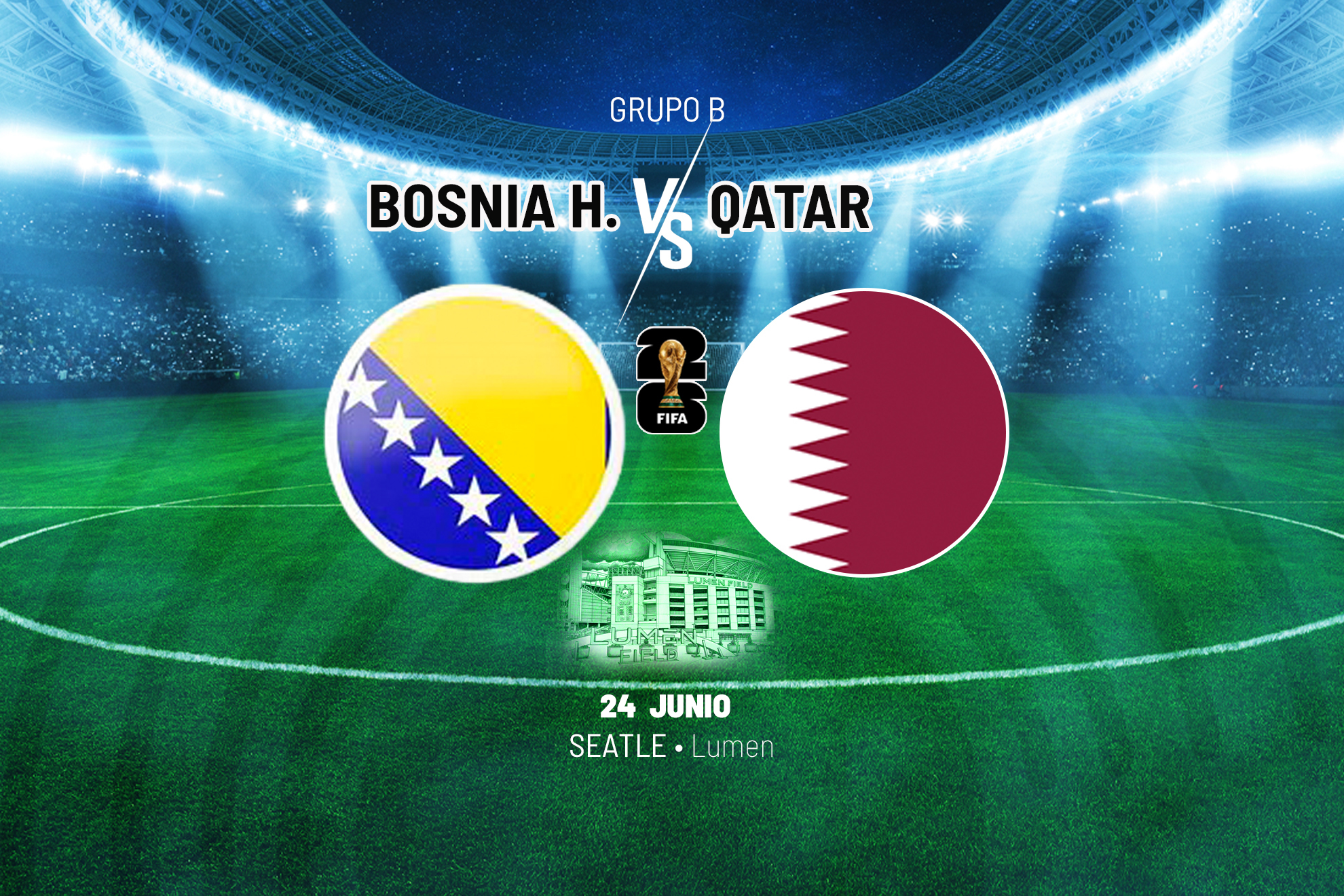 Pronóstico del Bosnia - Qatar en el Mundial: probabilidades, favorito y quién ganará el partido según el modelo MARCA