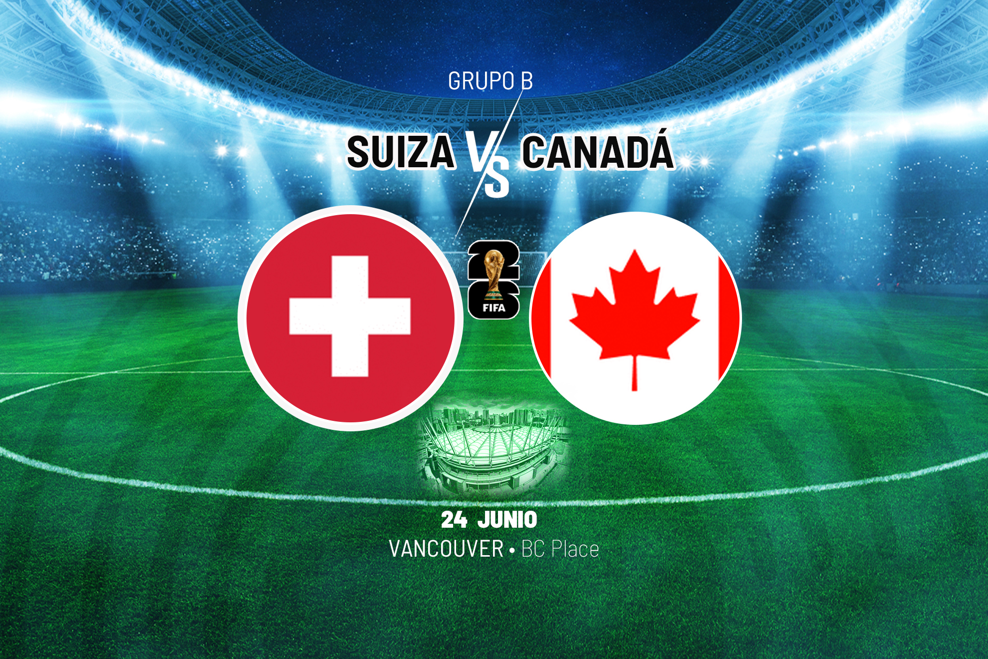 Pronóstico del Suiza - Canadá en el Mundial: probabilidades, favorito y quién ganará el partido según el modelo MARCA