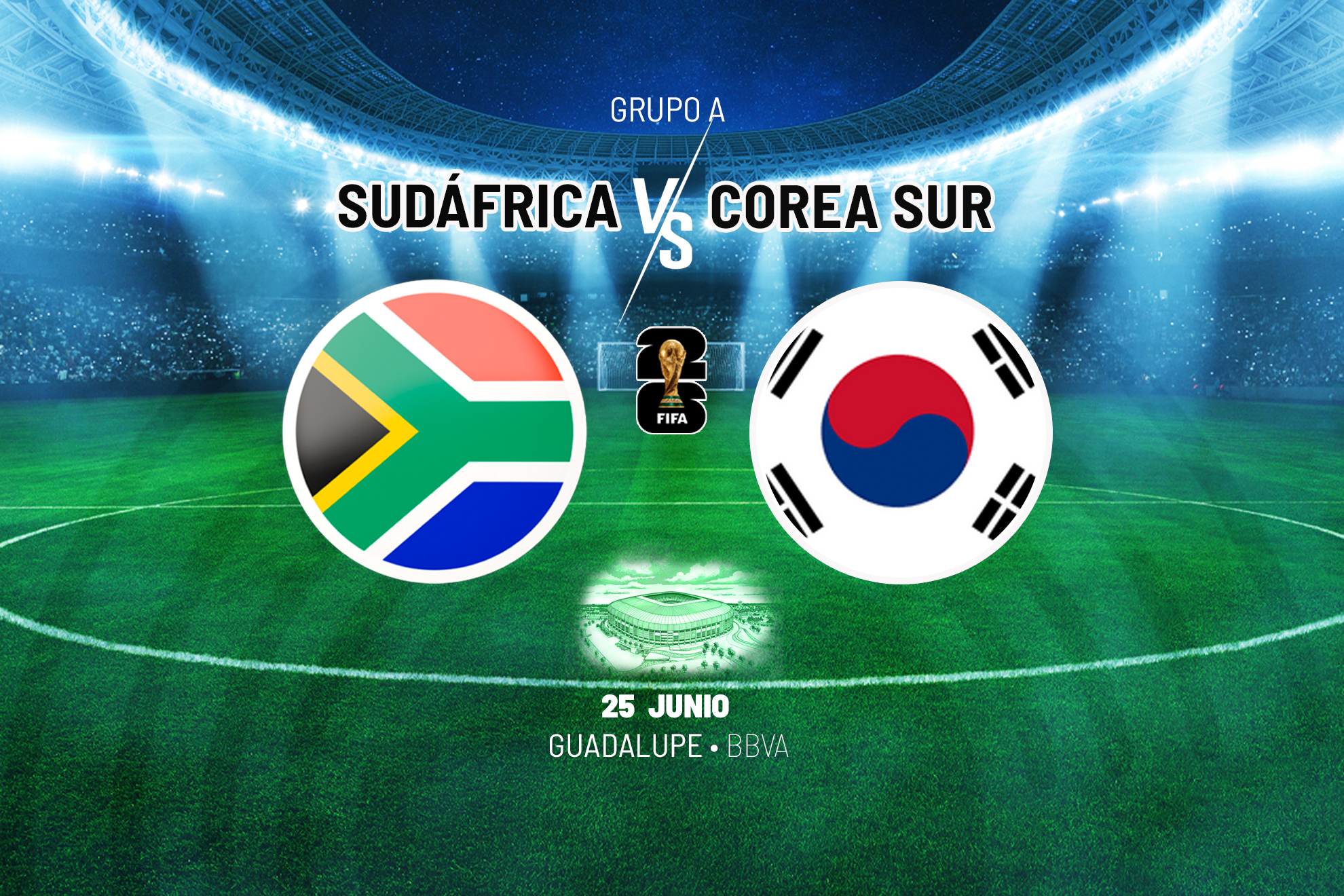Alineación probable del Sudáfrica - Corea del Sur en el Mundial: once del partido de la fase de grupos