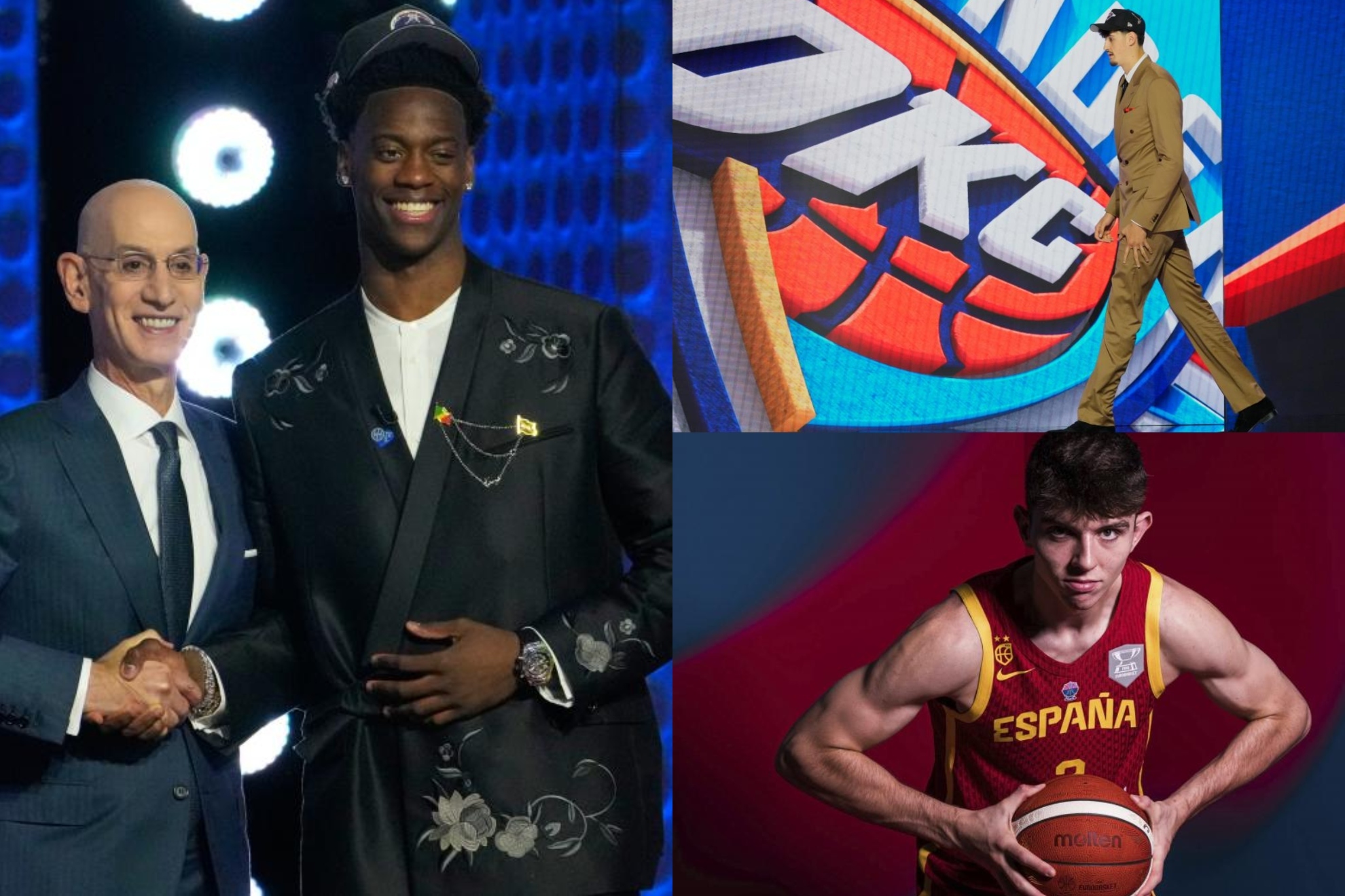 La noche loca del Draft: Dybantsa se corona número 1 con Aday Mara y De Larrea haciendo historia en la NBA