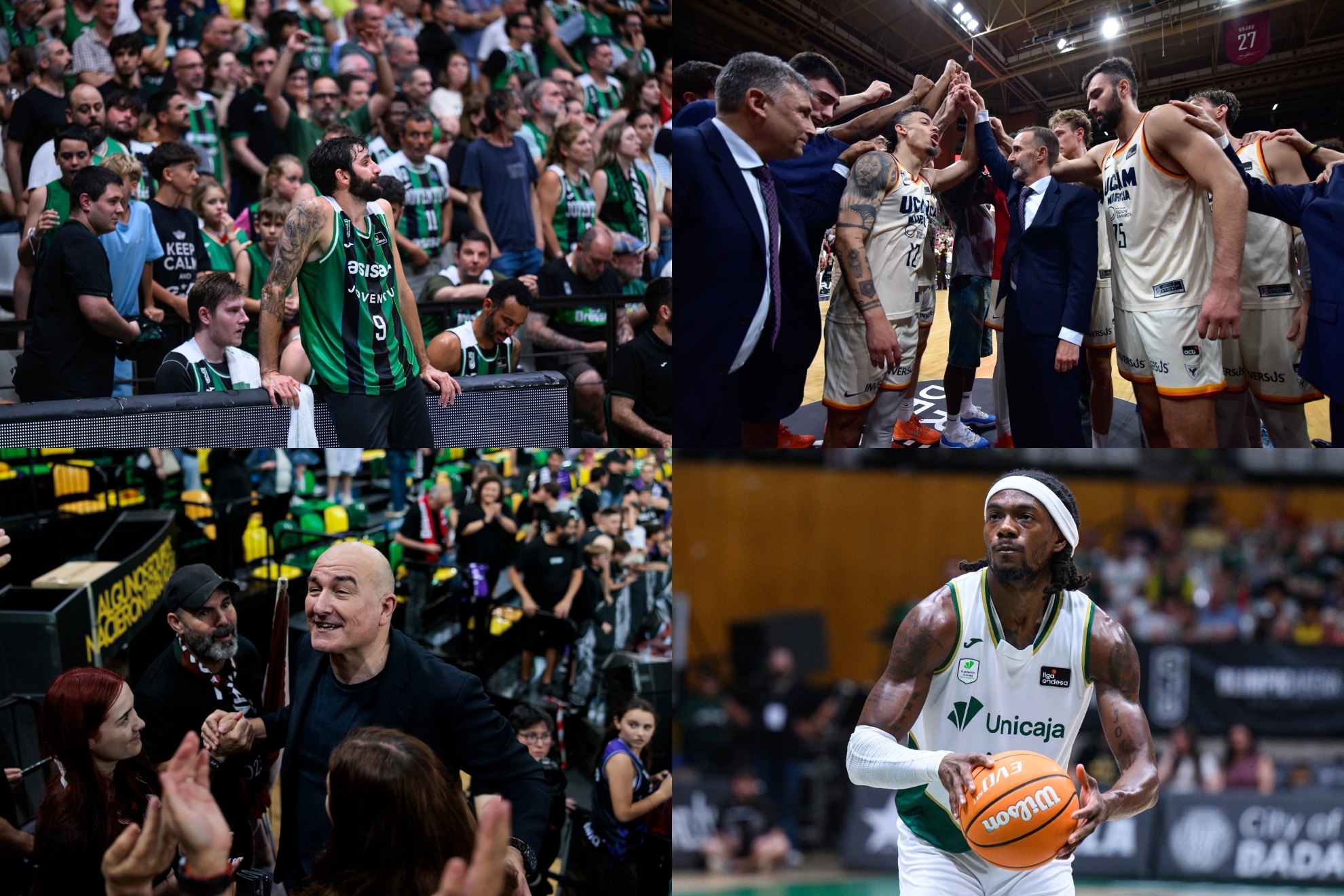 El Joventut, el UCAM, el Bilbao y el Unicaja, los representantes españoles en la BCL