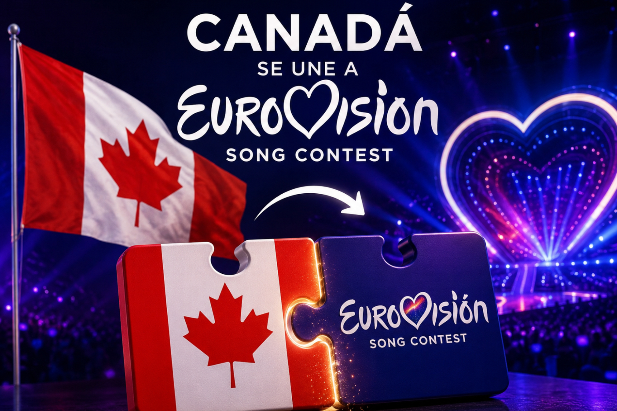 Eurovisión abre sus puertas a Canadá como participante oficial a partir de 2027