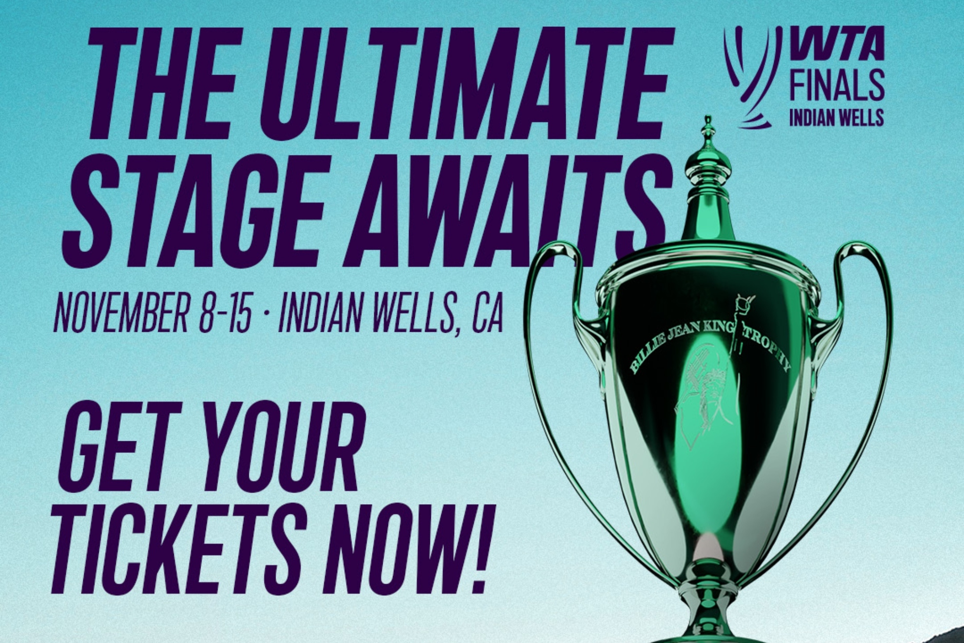 Las WTA Finals dejan Riad y vuelan a Indian Wells