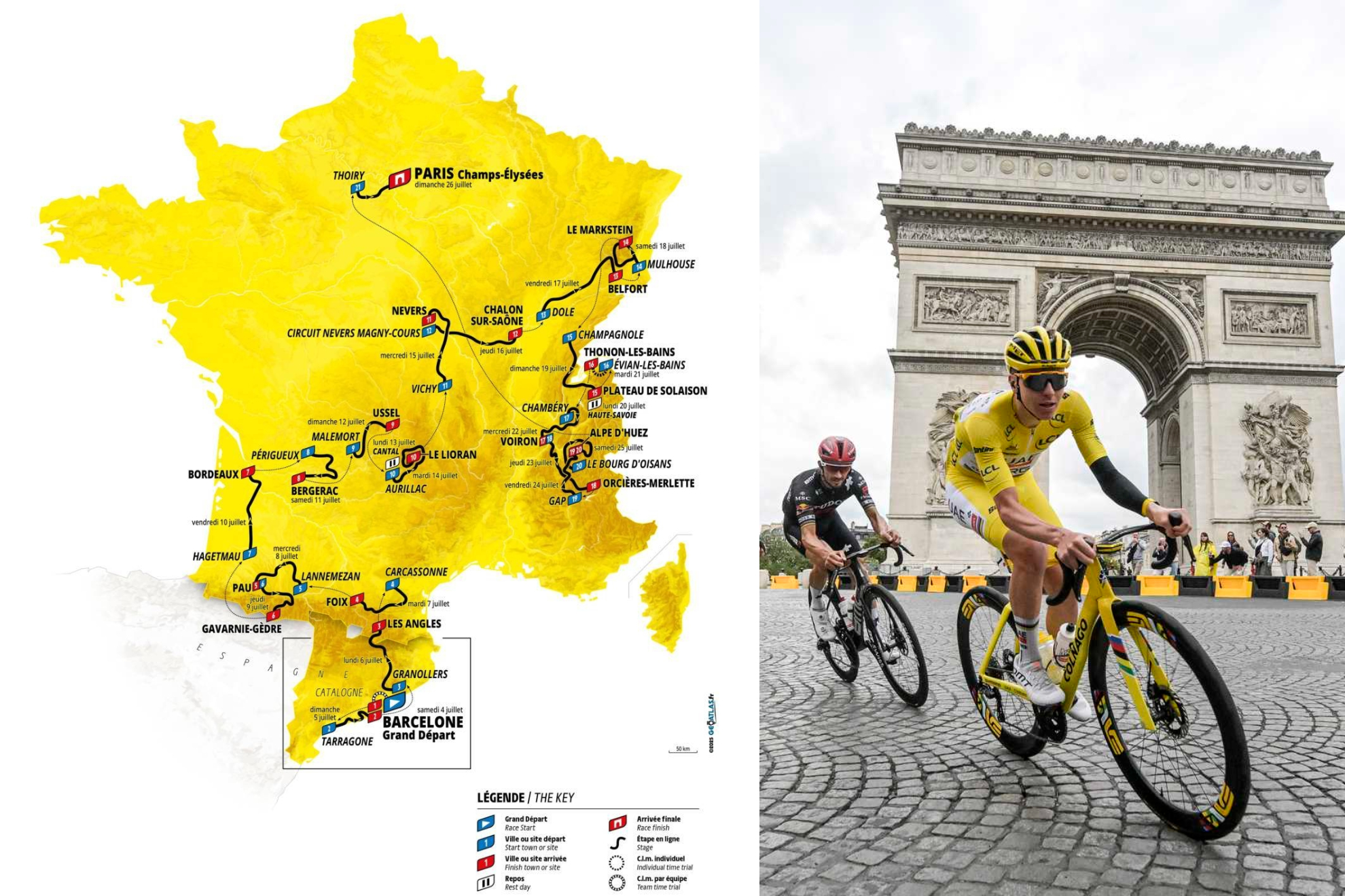 Etapas de alta montaña del Tour 2026: jornadas con mayor altimetría para los ciclistas