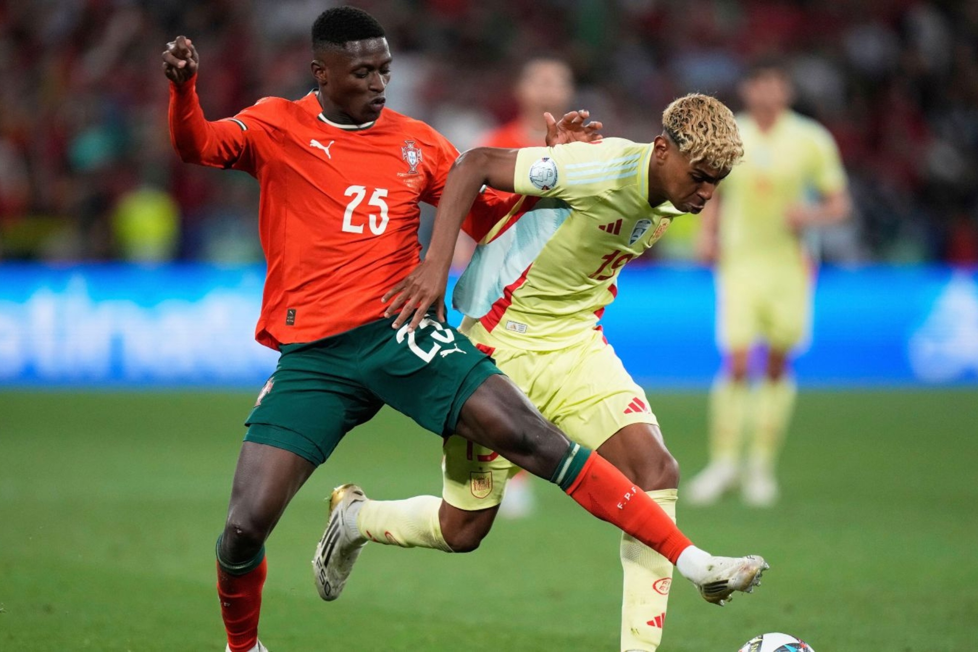 Nuno Mendes responde a Lamine Yamal: "Ya vi el vídeo... me gusta jugar contra él"