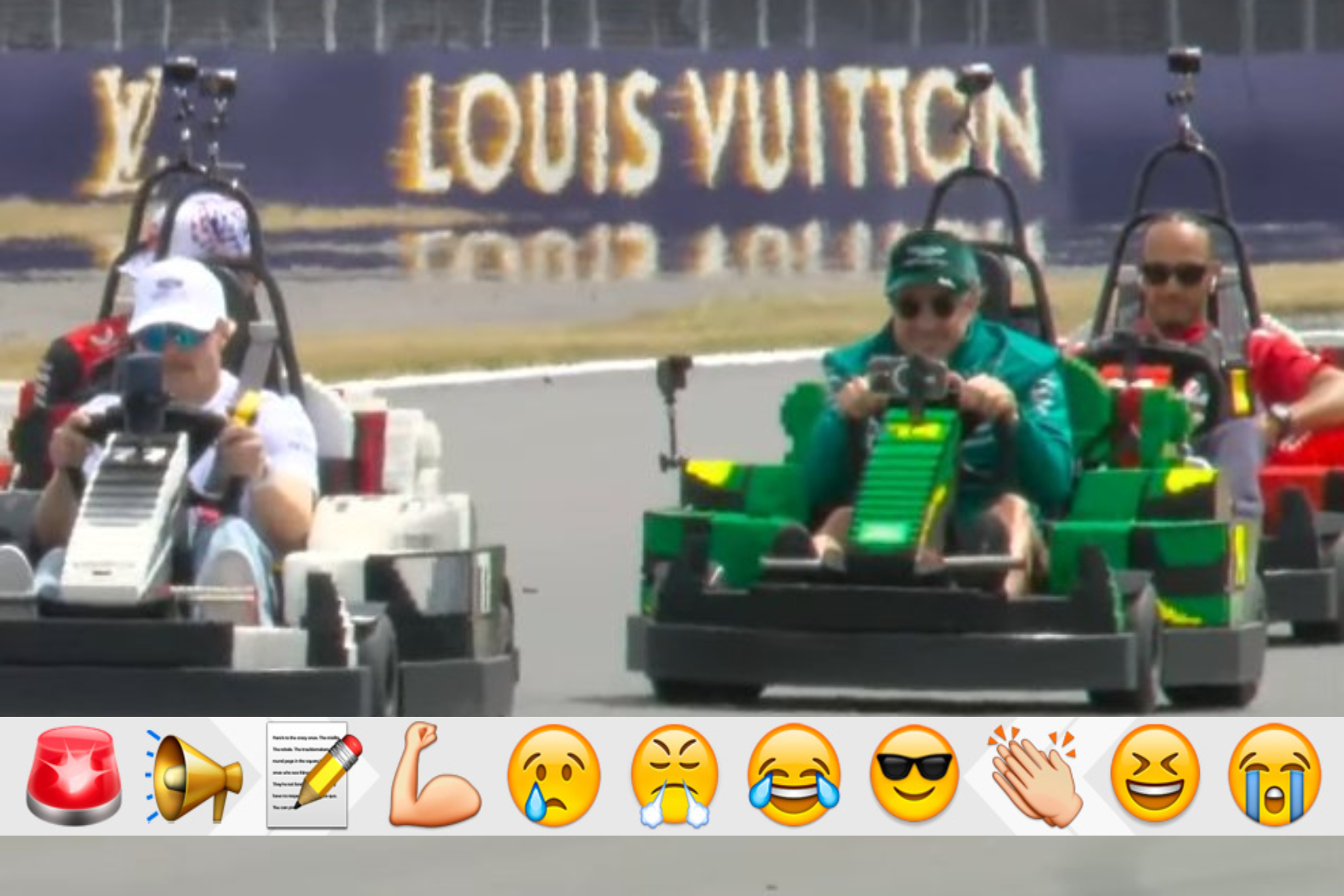 La única alegría del año de Alonso... en la carrera de Lego