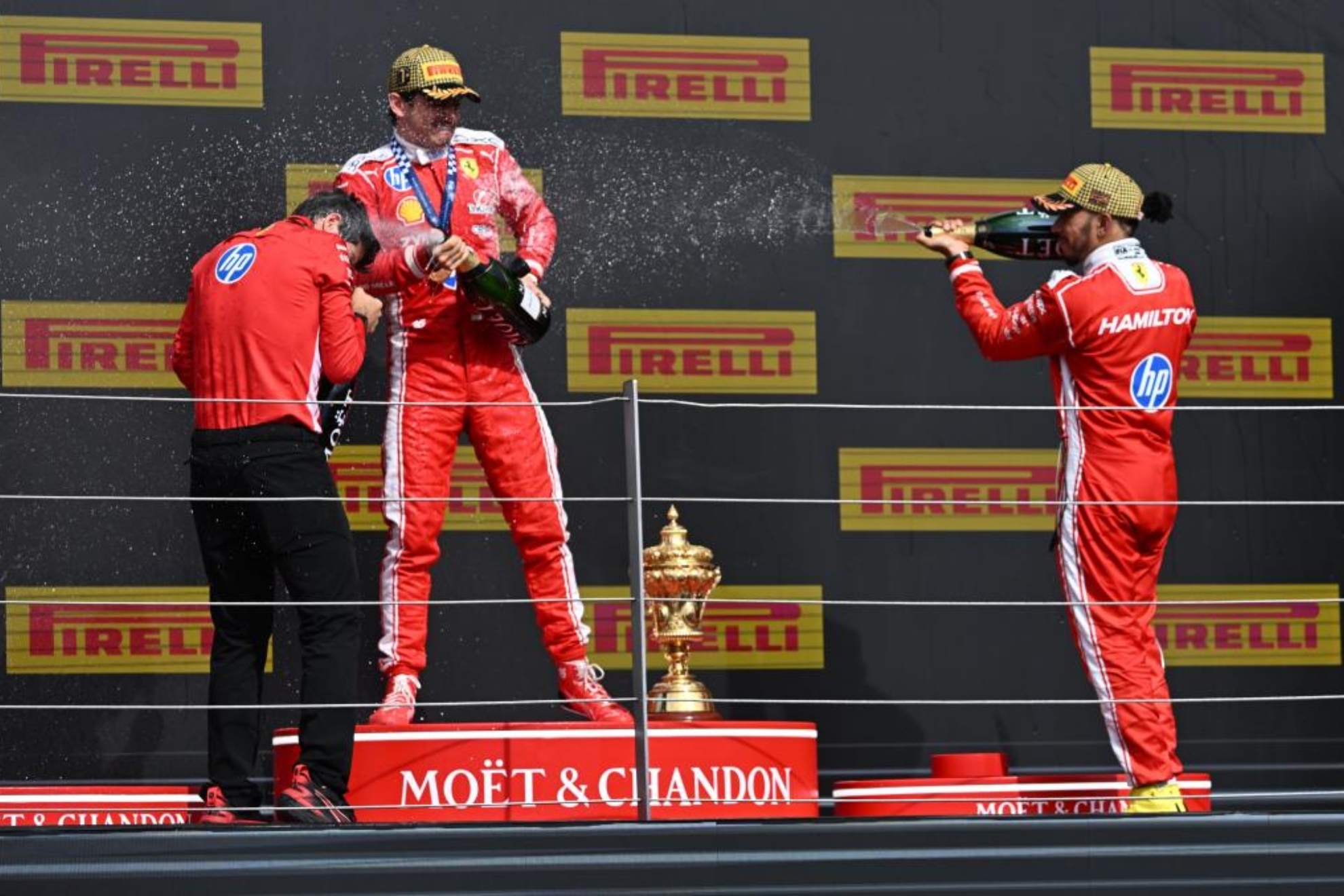 Hamilton salva el podio y se libra de una sanción... que creía segura