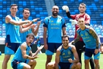 El Celta celebra el debut mundialista de Borja Iglesias