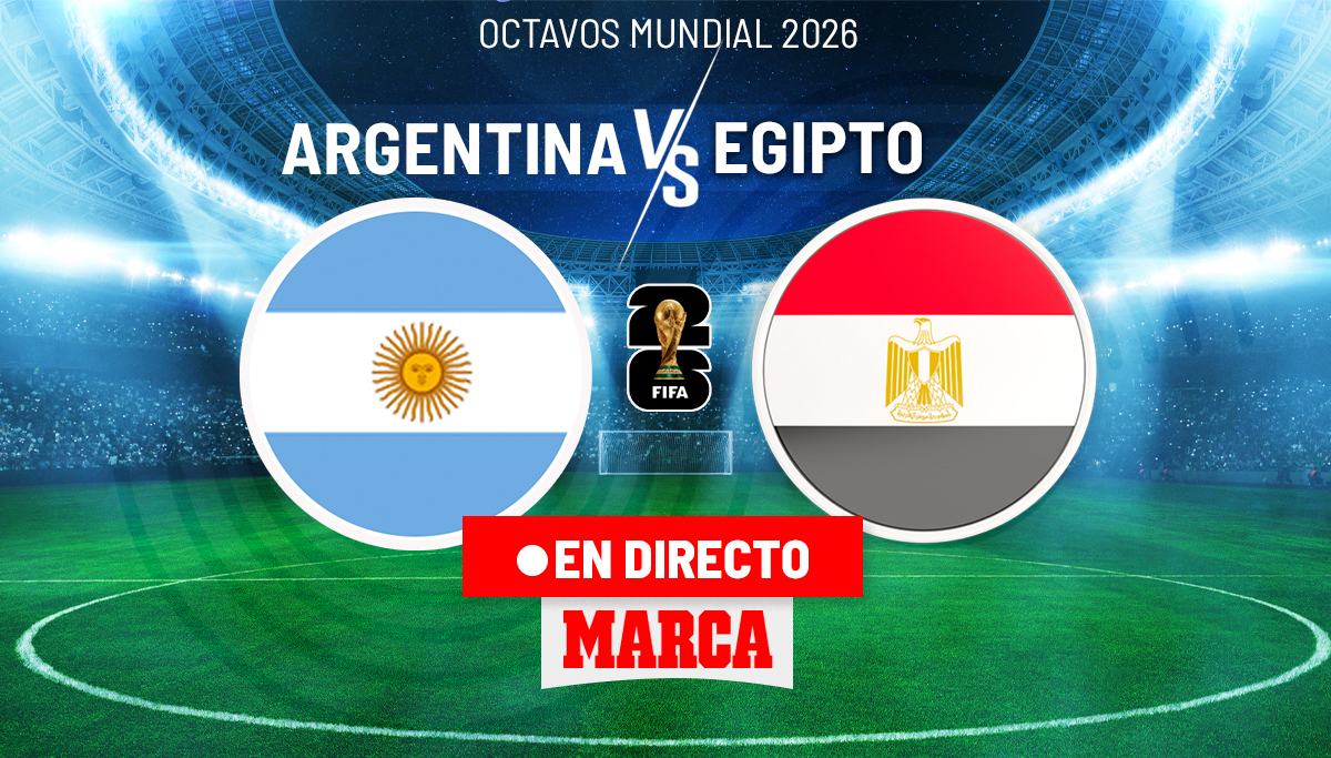 Argentina - Egipto en directo | Octavos de final hoy en vivo