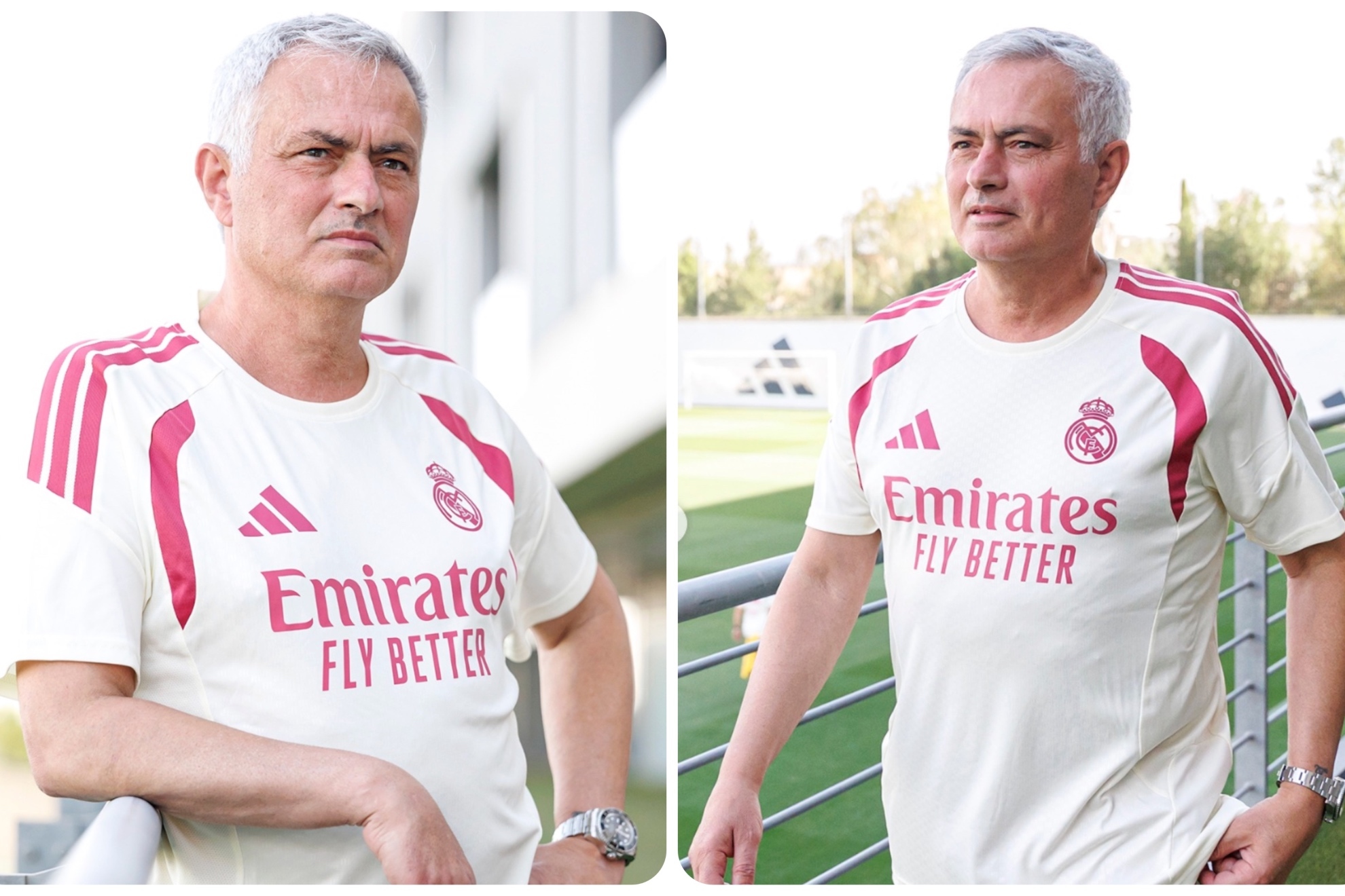 El reloj elegido por Mourinho para su primer día en esta segunda etapa al frente del Real Madrid: tiene un valor de 14.200 euros