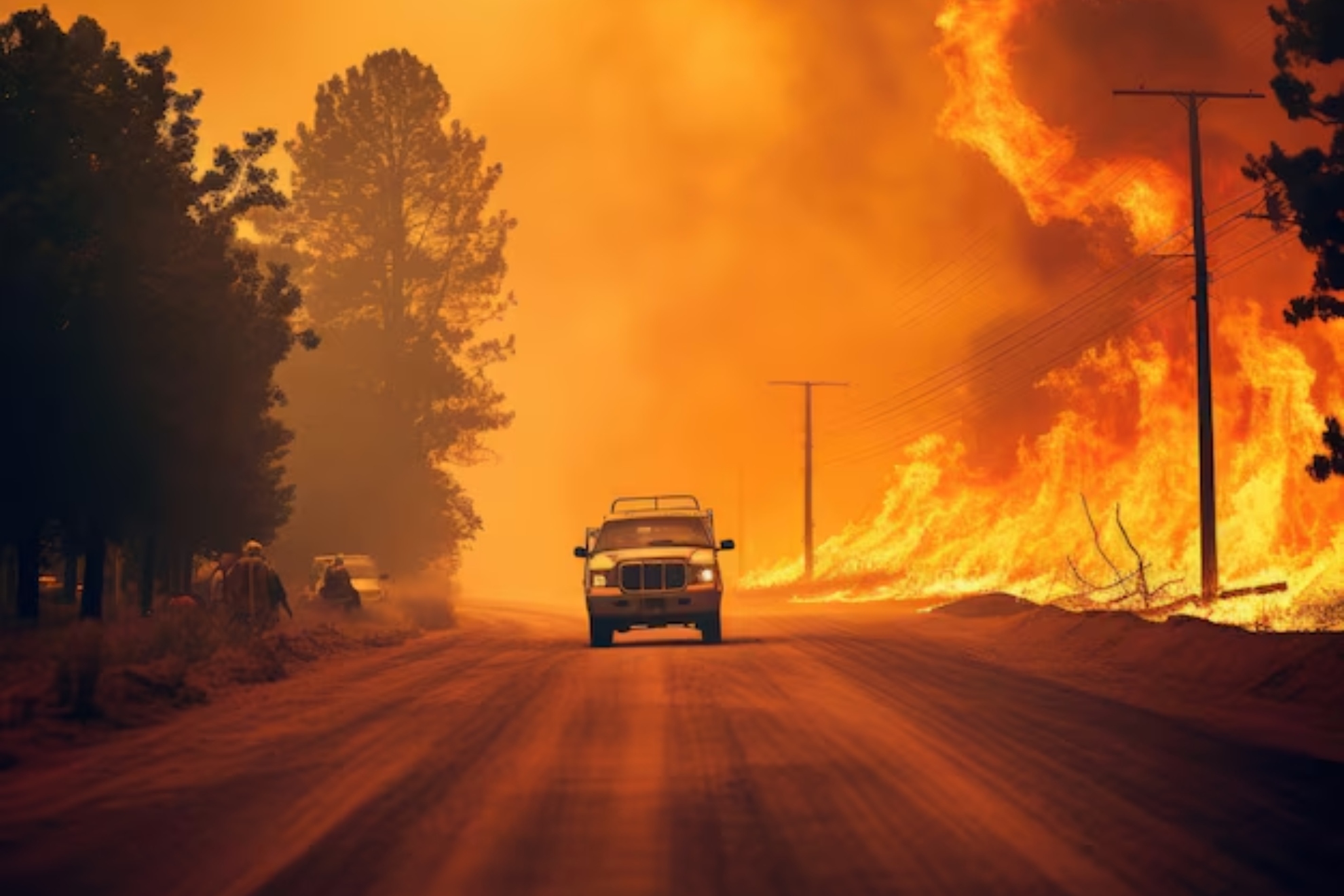 La DGT determina, paso a paso, cómo se debe actuar si vas en el coche y te encuentras con un incendio forestal