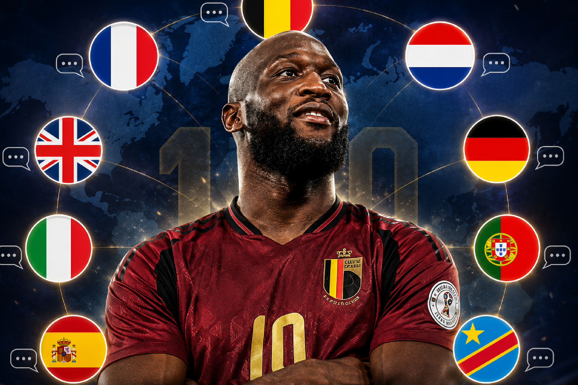 Lukaku y el don que no se entrena en el Mundial: habla ocho idiomas y sorprende con un español perfecto