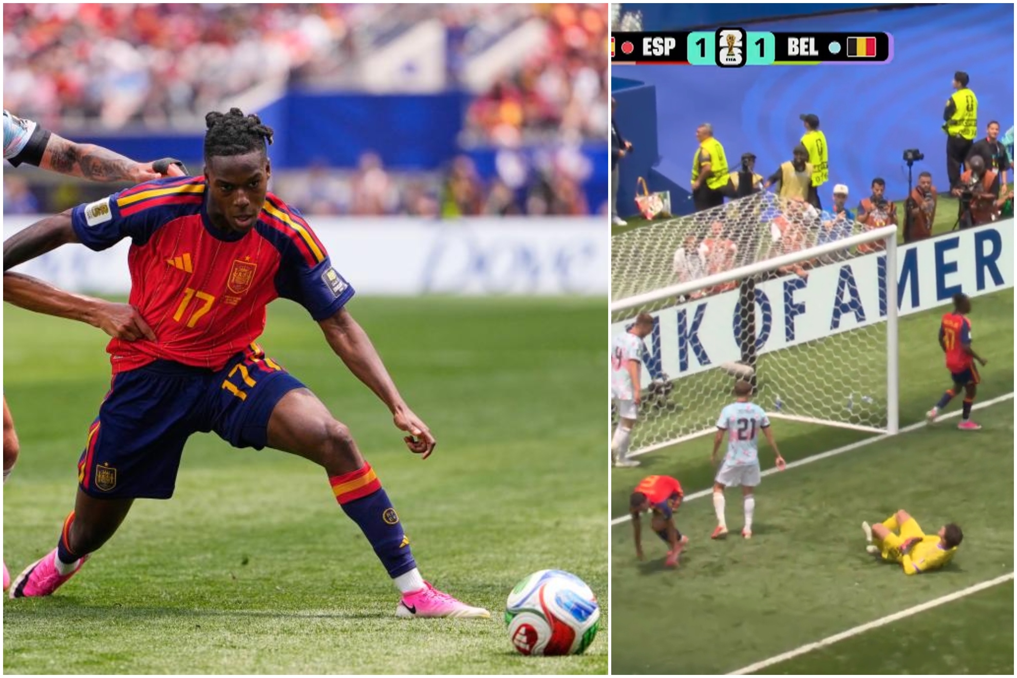 Nico Williams aclara su celebración en el gol de Merino