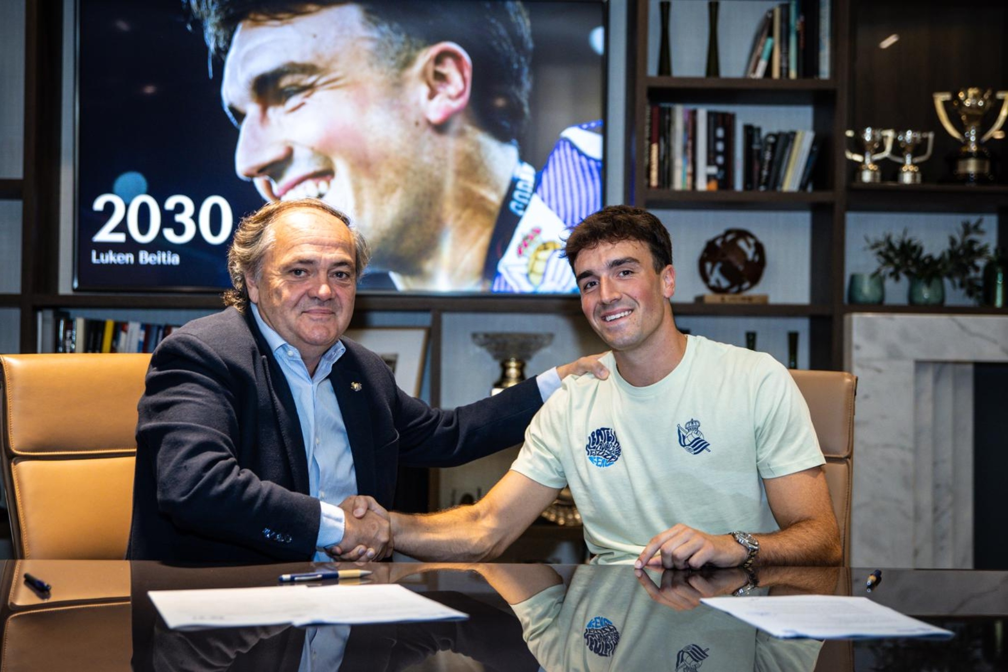 La Real amplía el contrato de Beitia hasta 2030