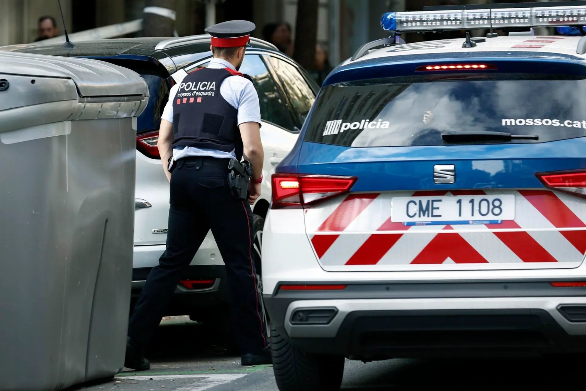 Susto en Lleida: cinco heridos tras la explosión de un coche en plena calle