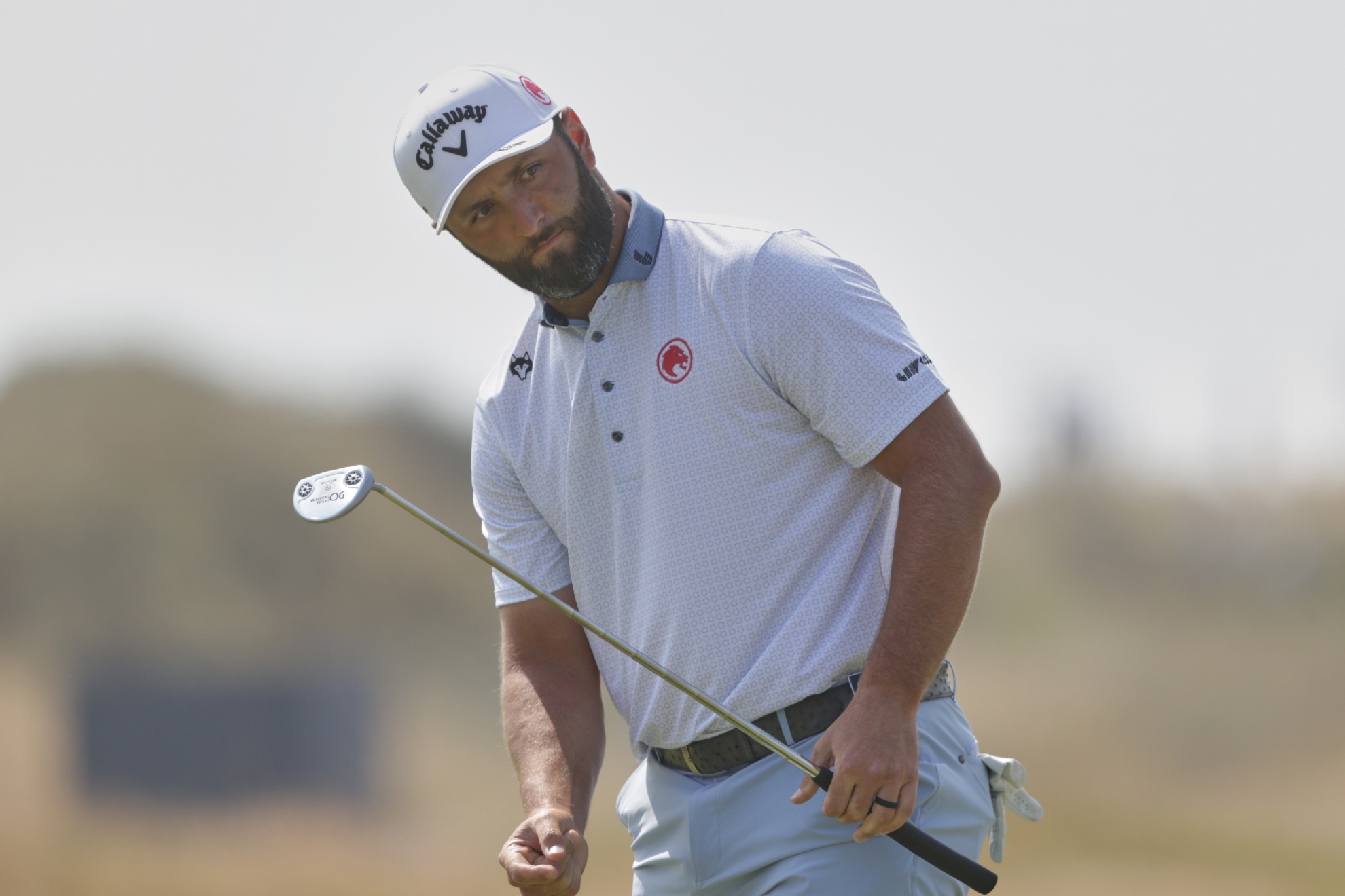Rahm salva un día complicado y luchará por el British Open