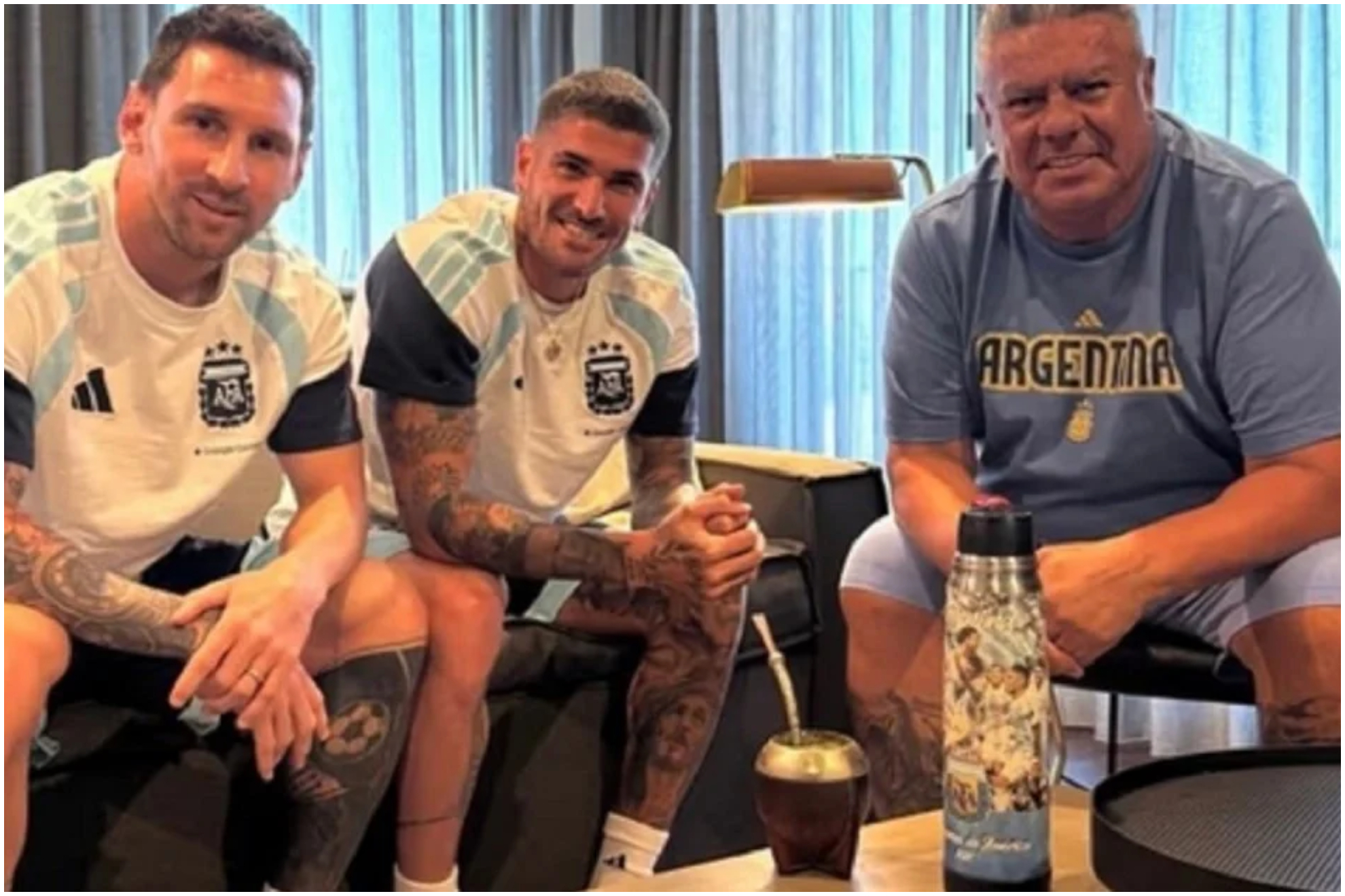 Así se prepara Argentina para la final: asado, entreno, la foto con Chiqui, el caramelo de De Paul...