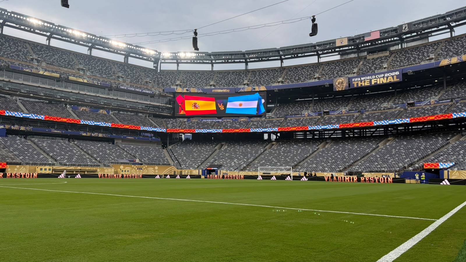 Así se esconde la final del siglo: los secretos del MetLife Stadium