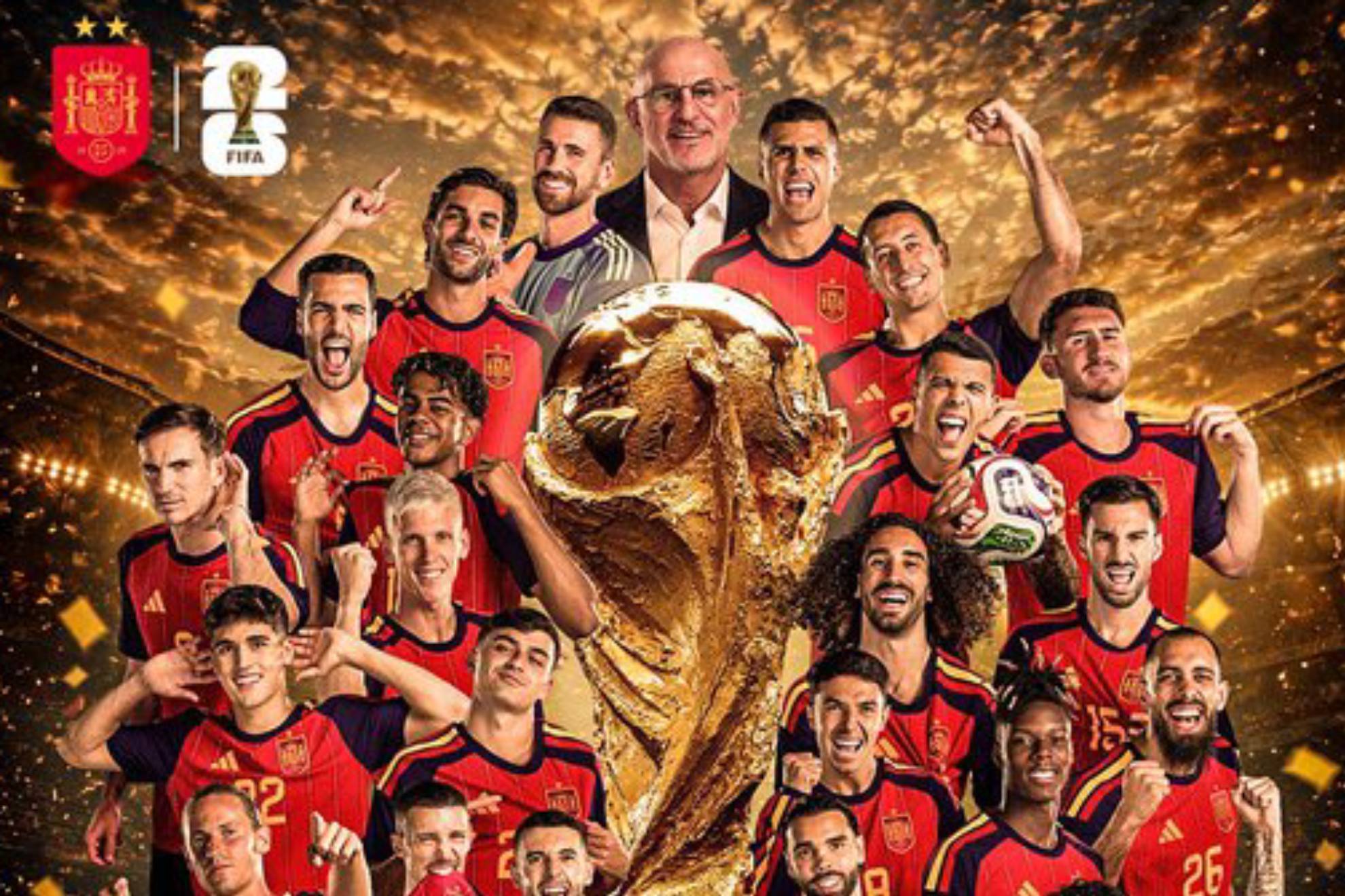 Las diferentes reacciones de los políticos españoles tras ganar el Mundial : "España 1 - Infantino 0"