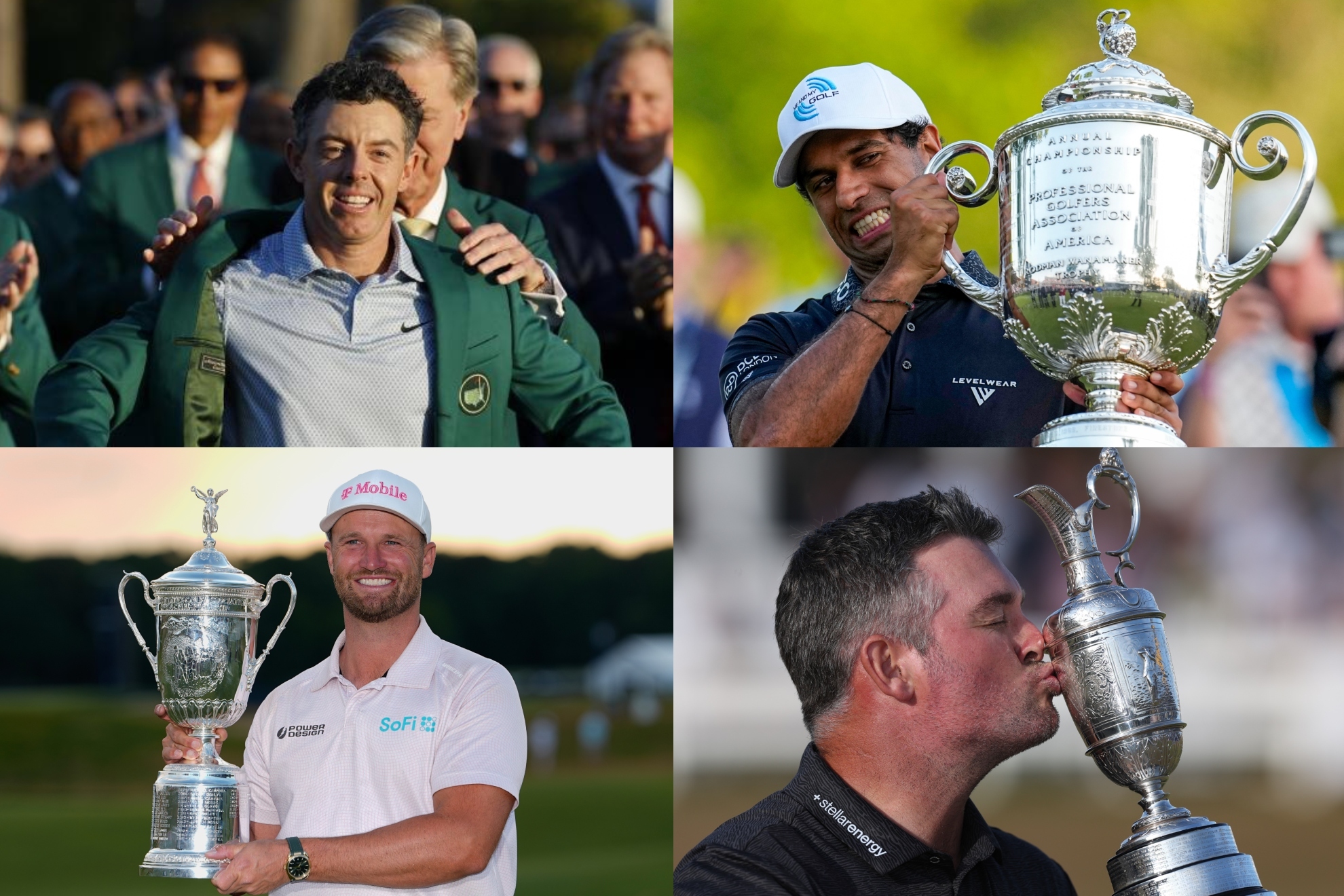 Cuatro campeones distintos de Major y tres años de sequía para Rahm