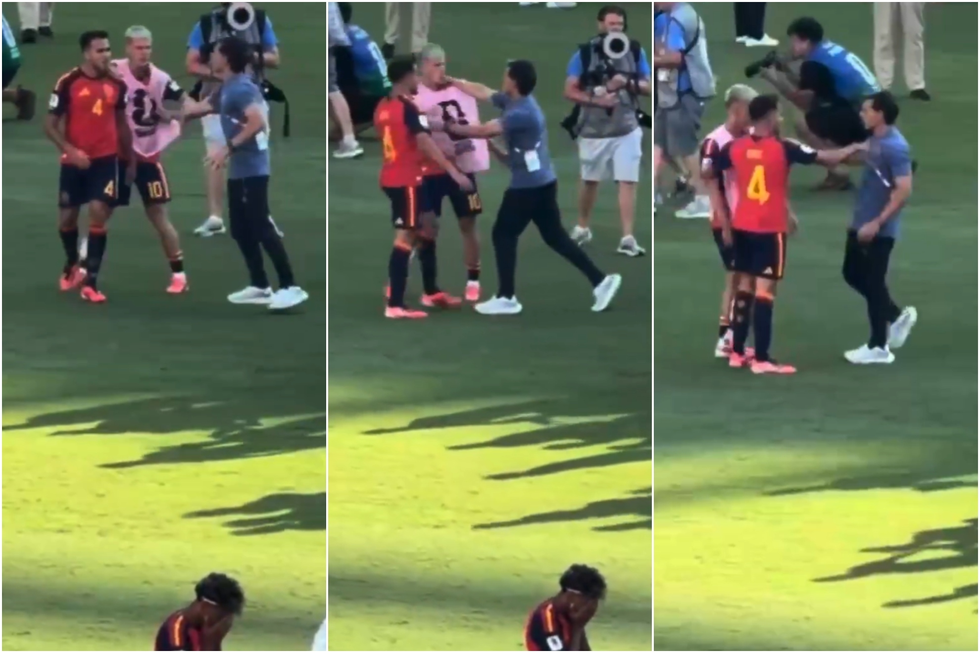 Ayala: "Fue más un empujón que un puñetazo, si veo a Olmo personalmente le pediré disculpas"