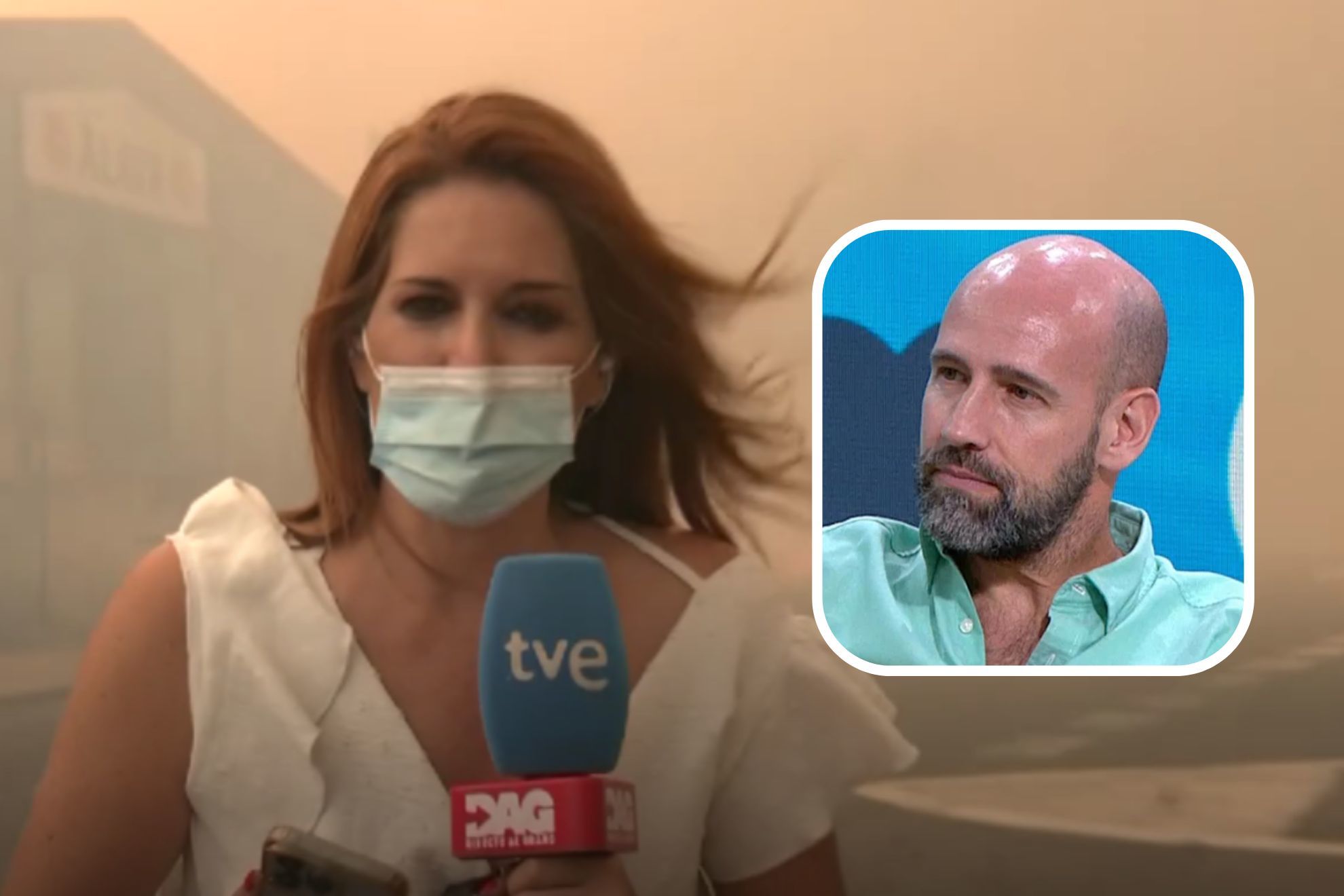 Gonzalo Miró corta la conexión con una reportera que informaba sobre los incendios: "Sal de ahí porque no merece la pena”