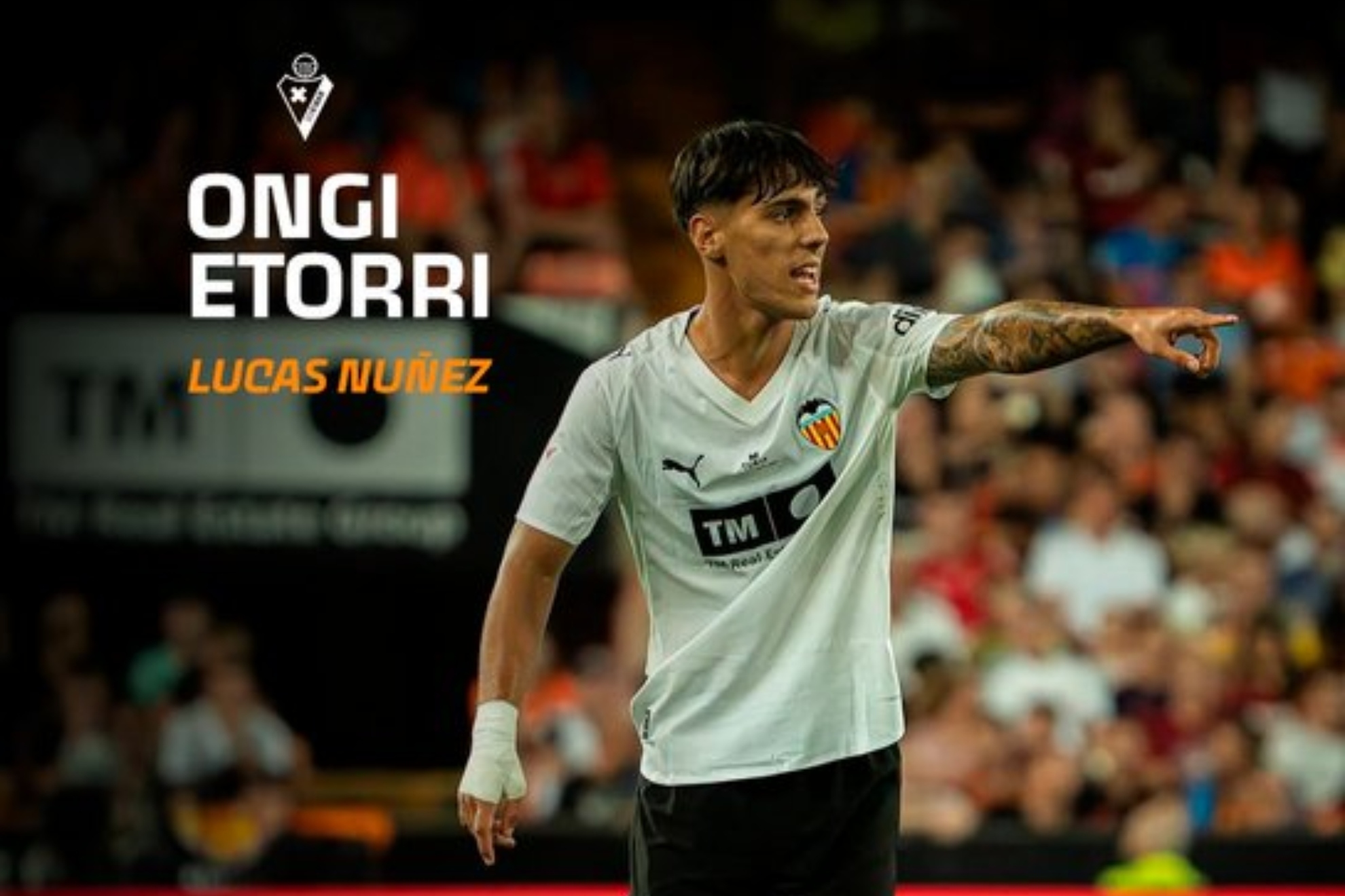 Lucas Núñez llega al Eibar cedido por el Valencia