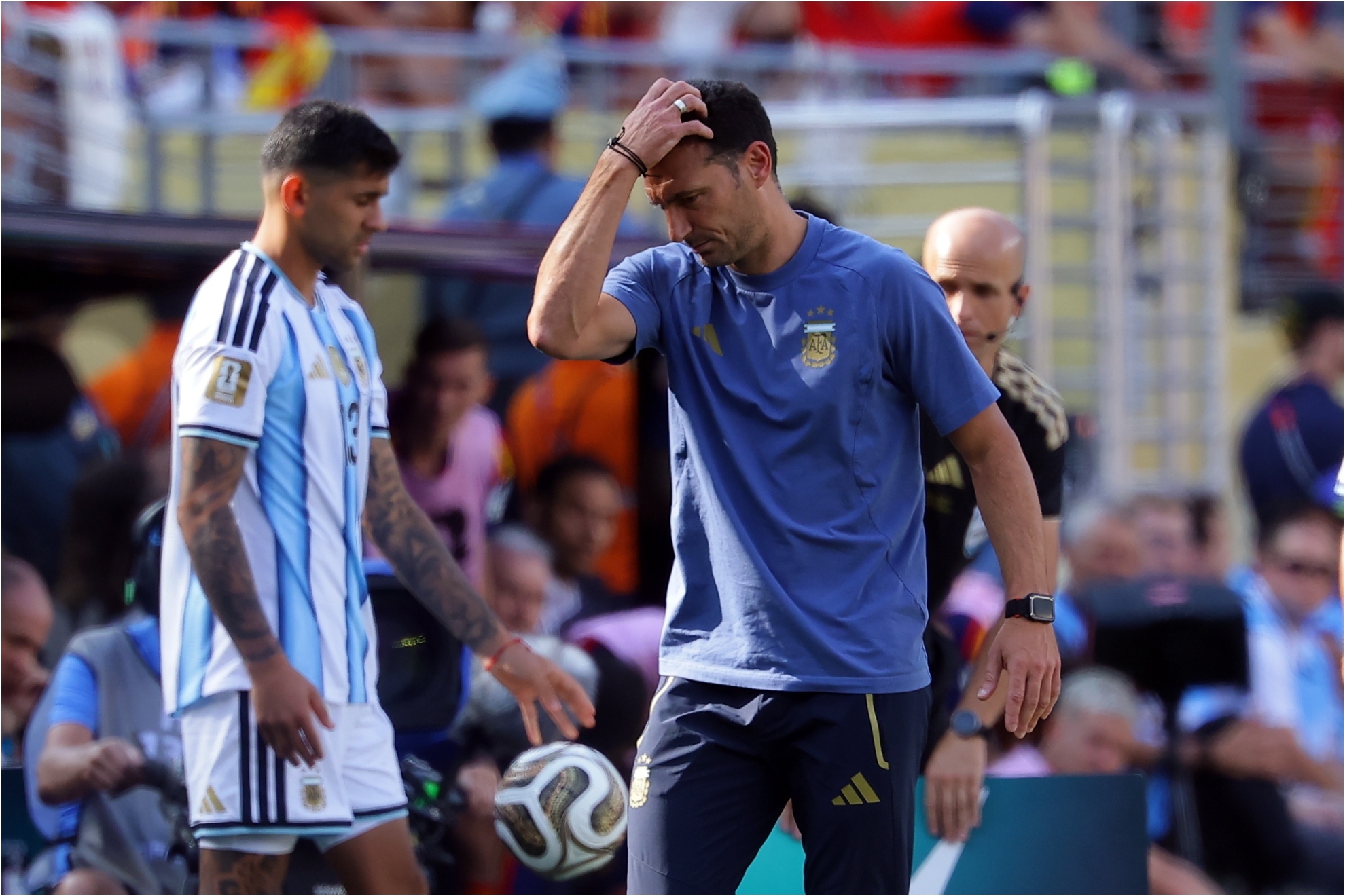 Scaloni, tras el Mundial: "Aguantamos baldazos de agua fría de gente que no nos conoce"