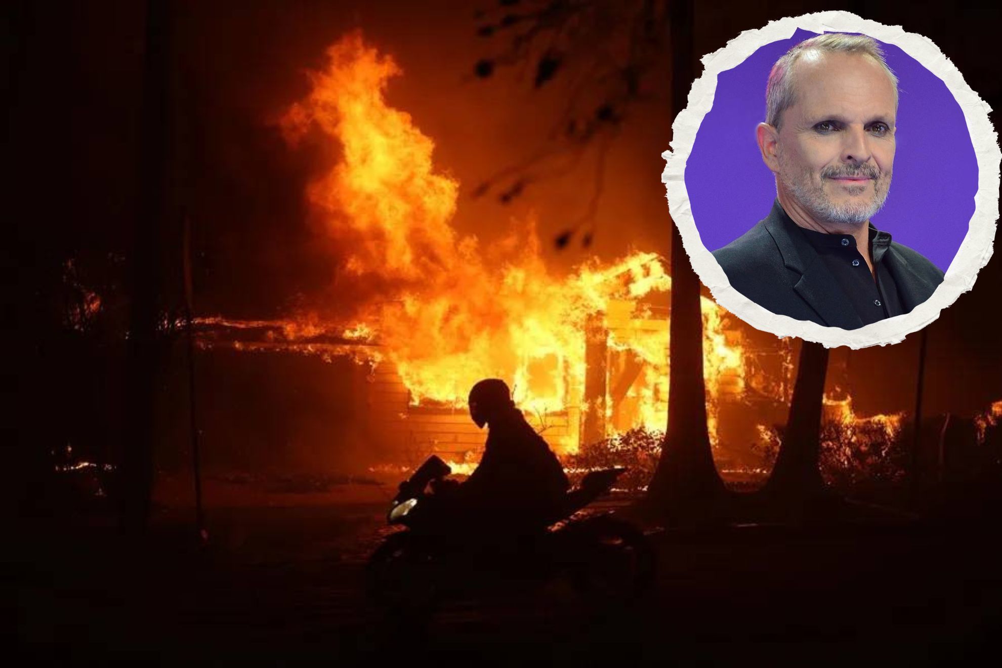 Miguel Bosé, sobre los incendios en España: “Empeñados en vendernos un ‘clima cambiático’ de Agenda 2030”