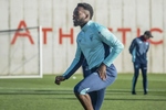 Iñaki Williams ya entrena en Lezama