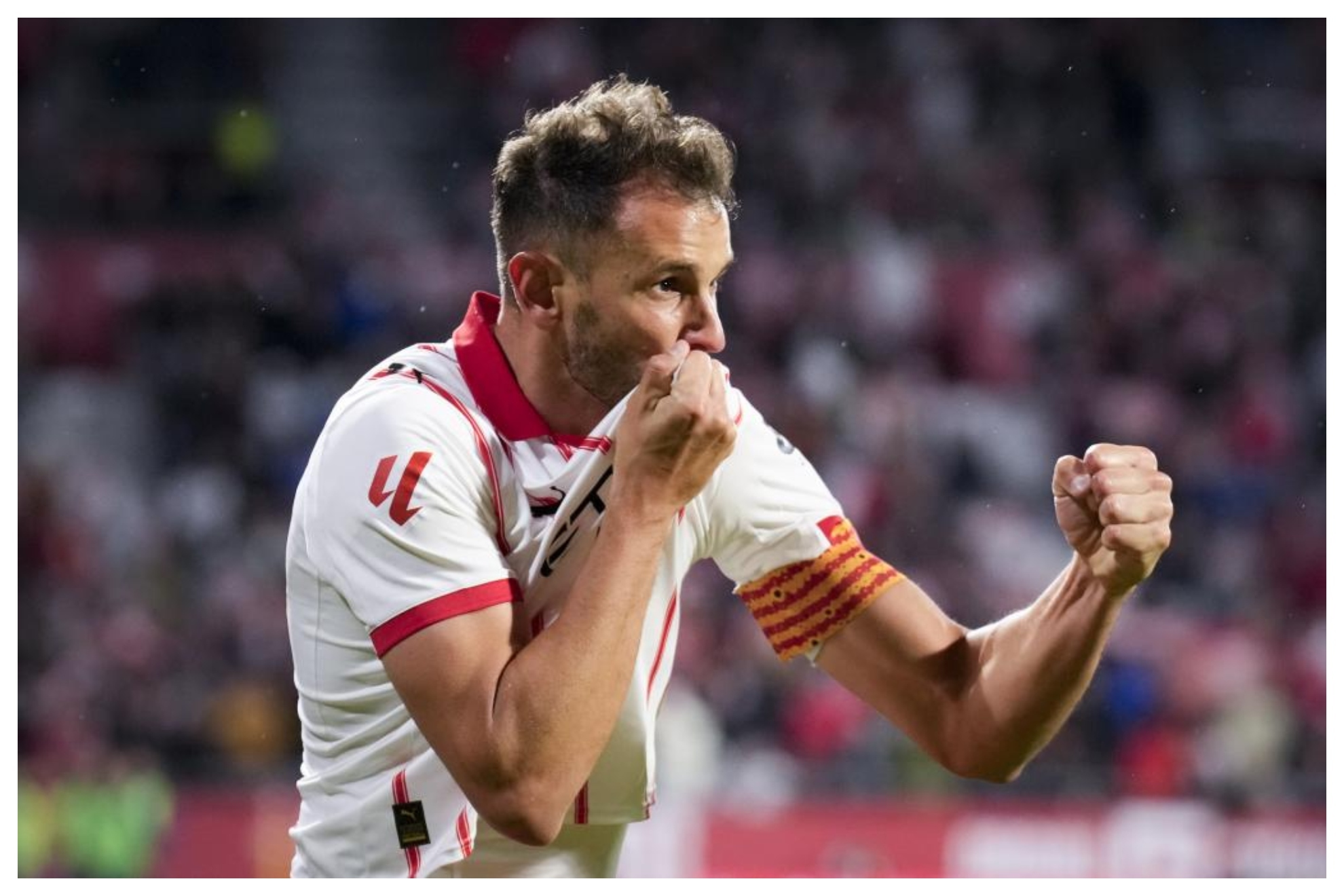 Stuani cantará los 40 en el Girona