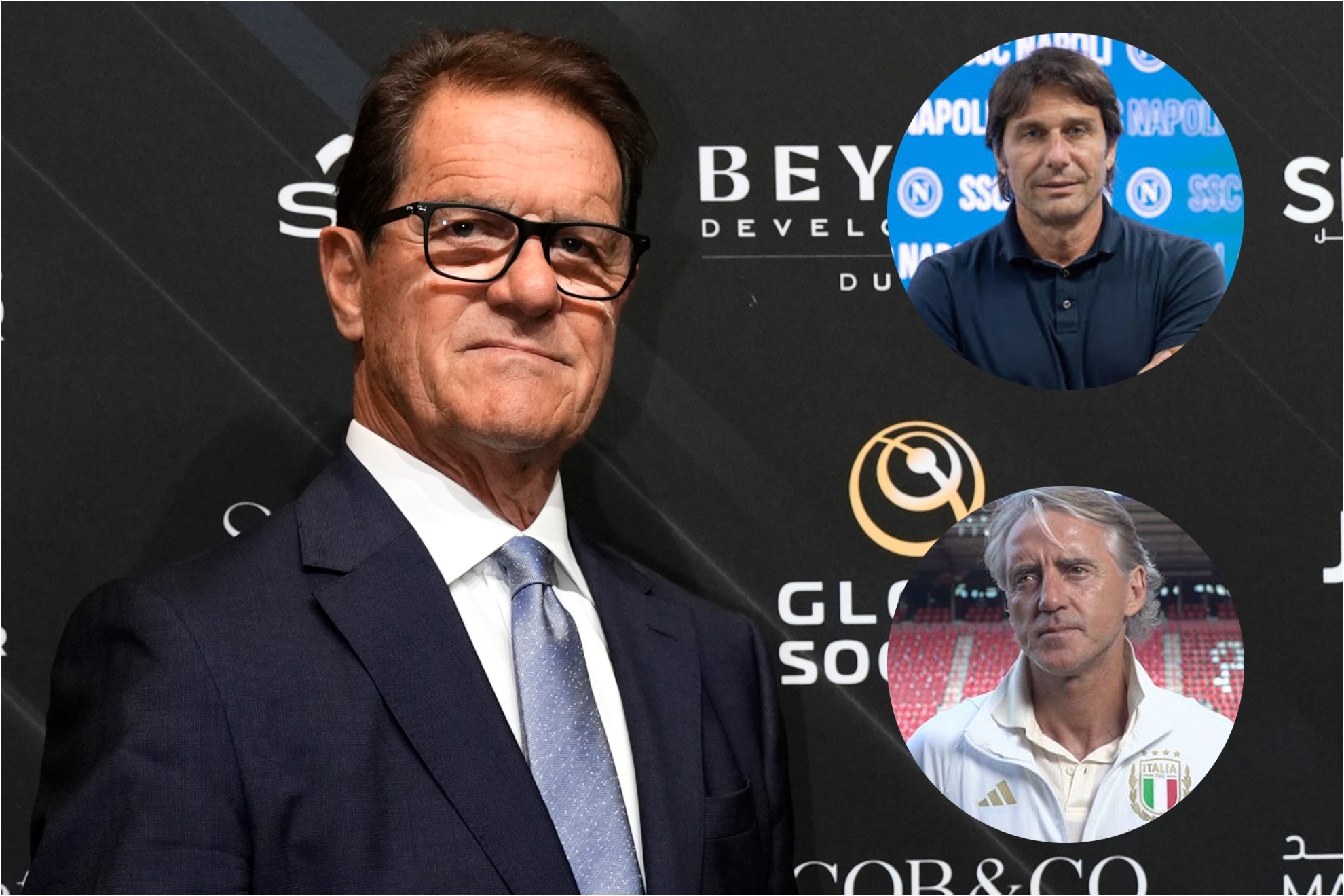 Capello: "Sólo hay una persona que puede hacerse cargo de la Azzurra, porque me parecería increíble que Mancini lo volviera a ser"
