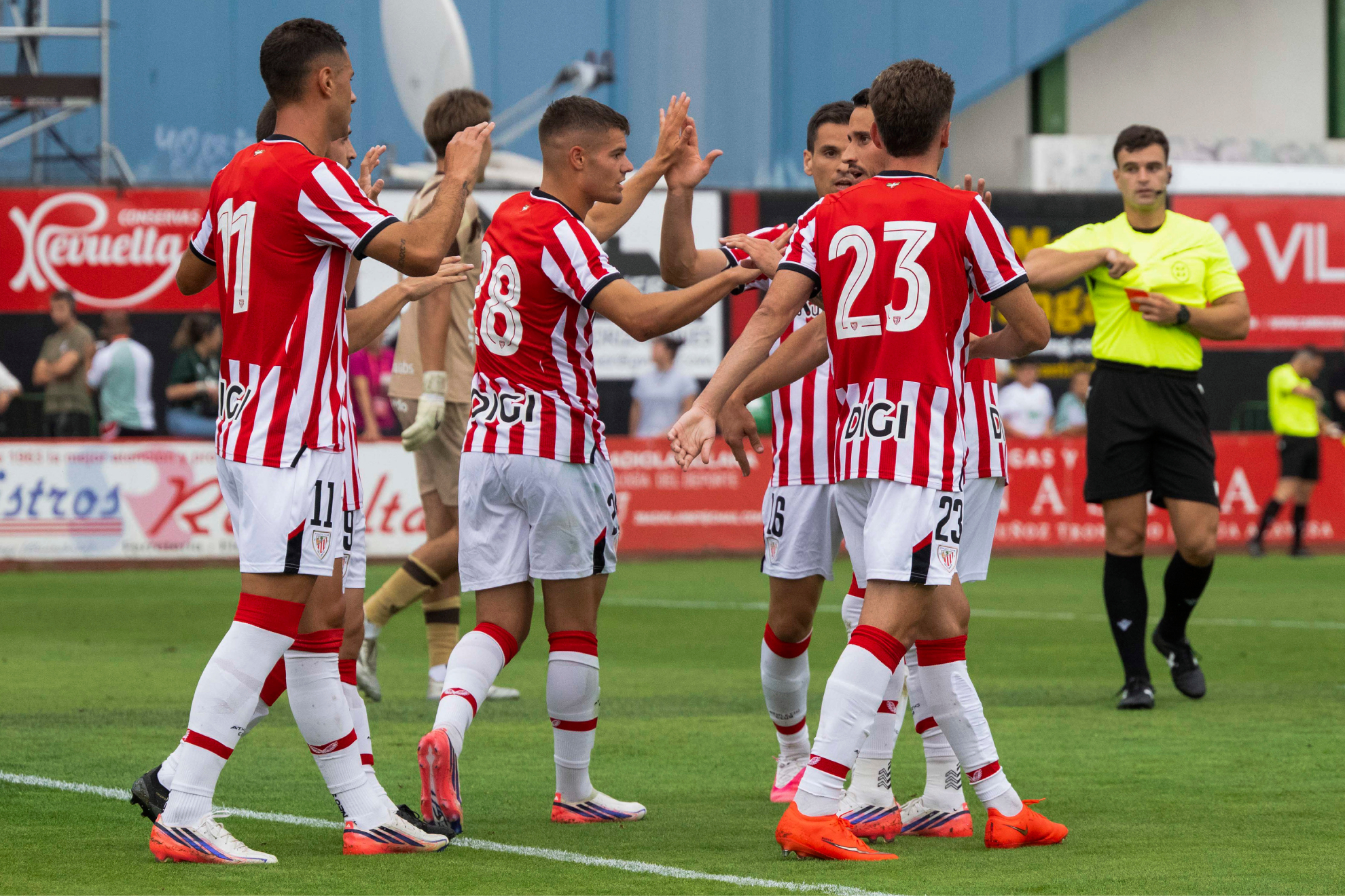 Un serio Athletic golea al Racing