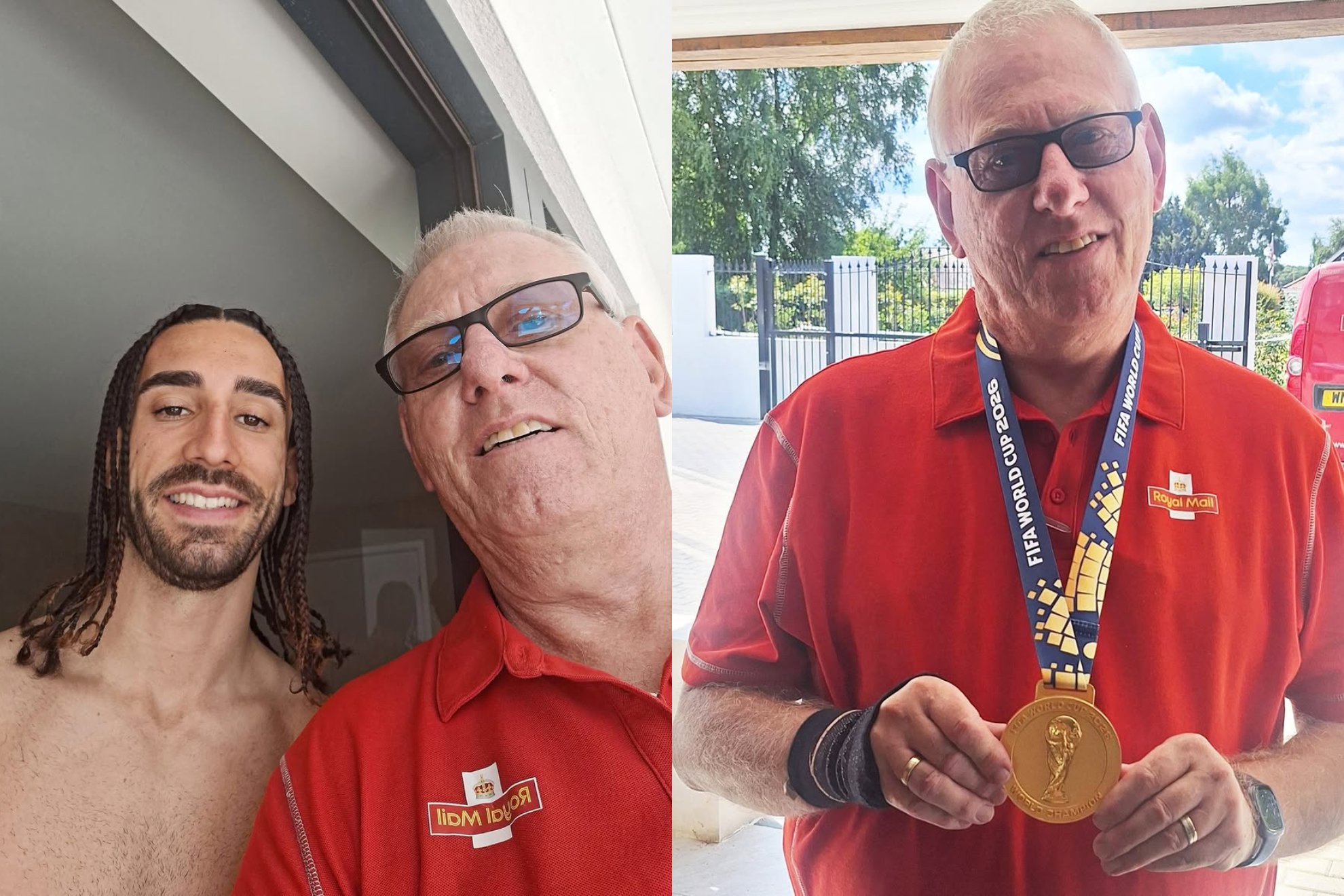 El gran gesto de Cucurella con un cartero de Horsham