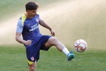 Julián Alvarez ya entrena 'para' el Atlético