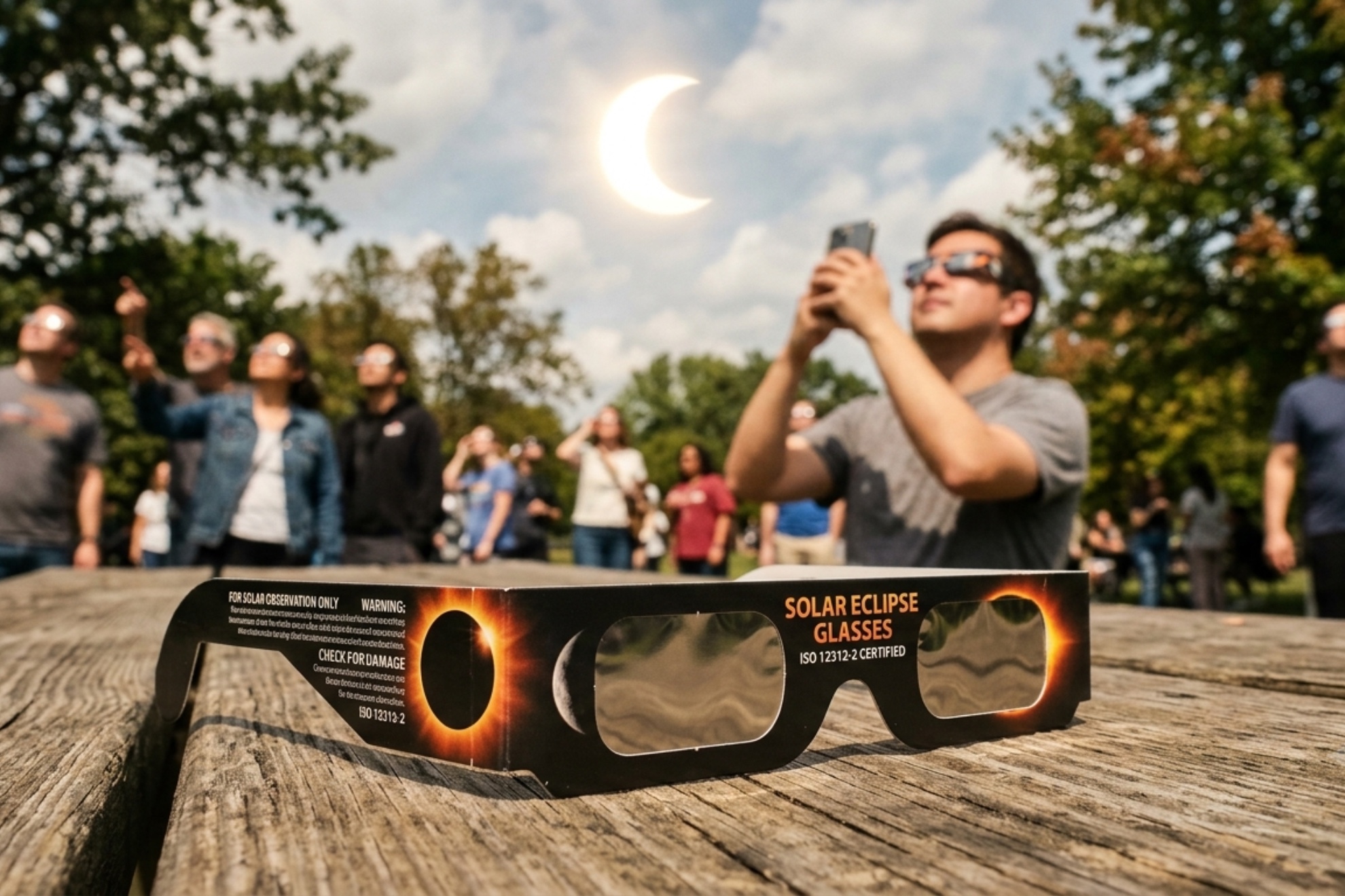 Retiran seis modelos de gafas para ver el eclipse por "irregularidades" en los filtros y riesgo para los ojos