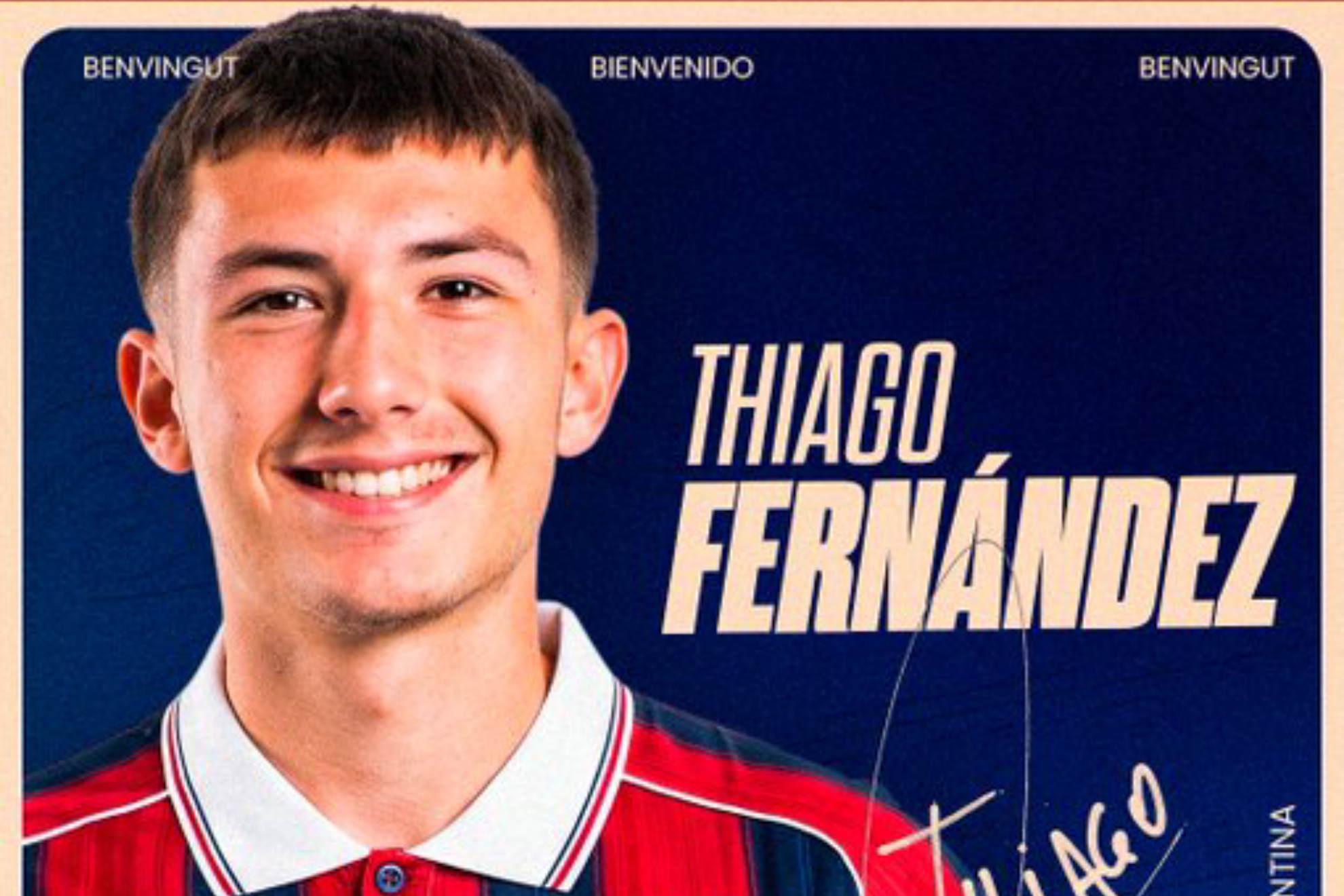 Oficial: Thiago Fernández, cedido hasta final de temporada
