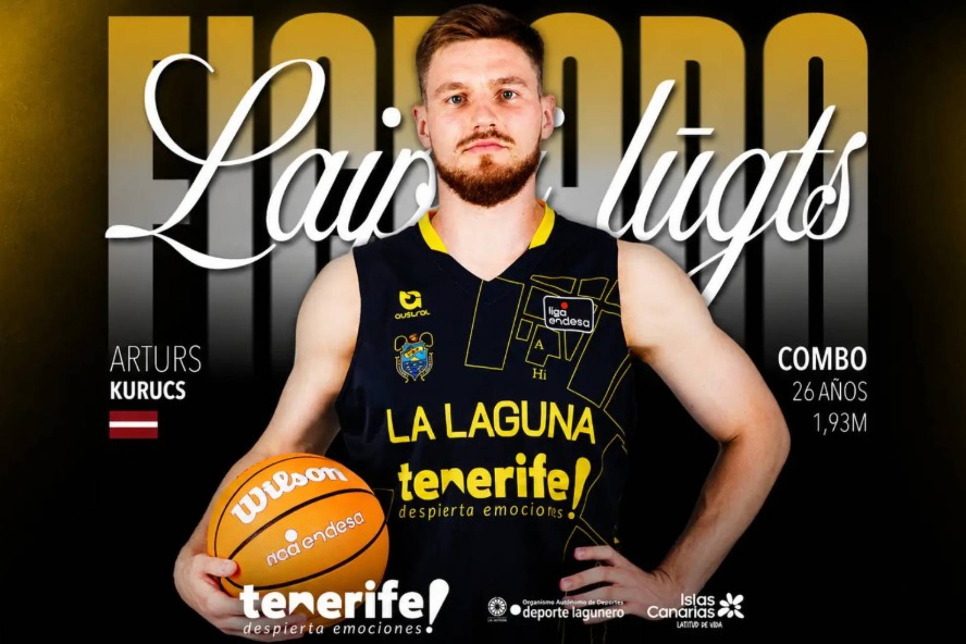 Artur Kurucs refuerza el perímetro de La Laguna Tenerife