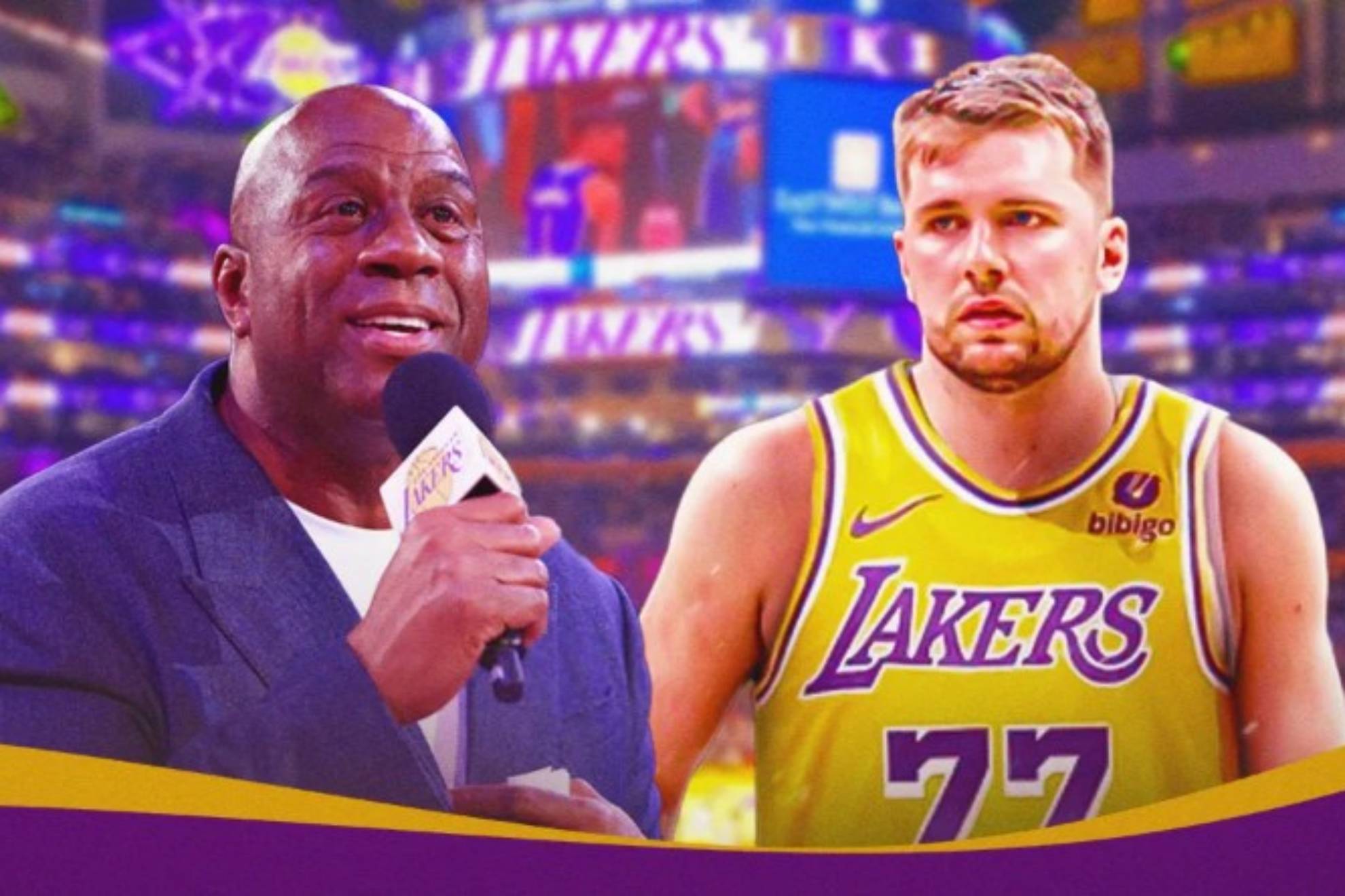 El mensaje de Magic Johnson y Doncic a los dueños de los Lakers