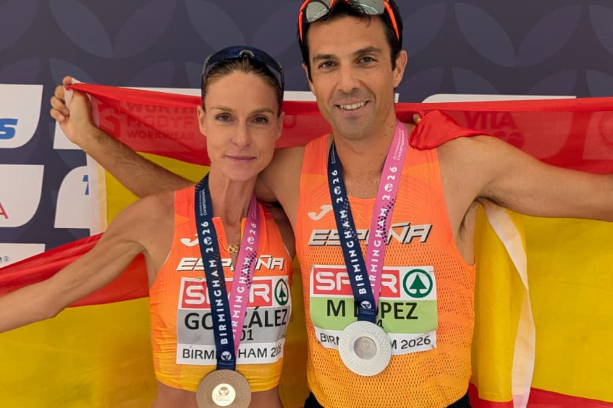 Miguel Ángel López y Raquel González completan el festival español de la marcha