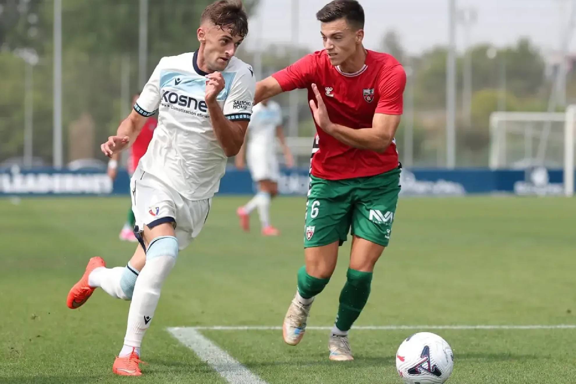 Osasuna y Arenas Club empatan en su partido amistoso en Tajonar