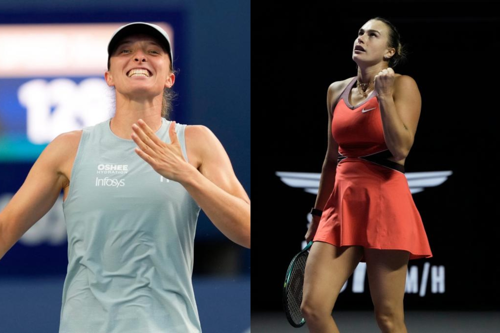 Swiatek y Sabalenka no dan opciones en su inicio en Cincinnati