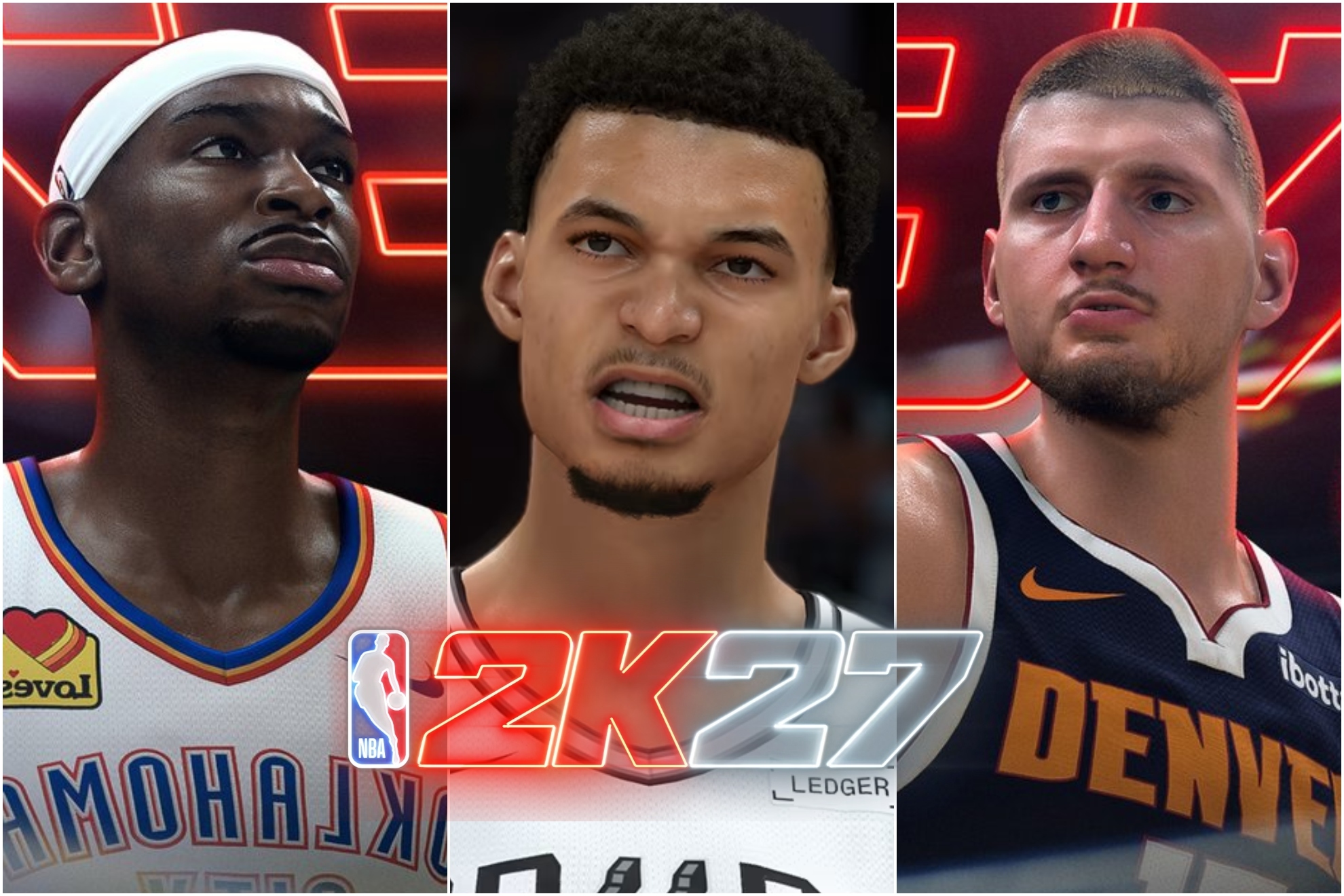Wembanyama se 'cuela' en el olimpo de NBA 2K27: Estos son los 10 mejores jugadores del videojuego