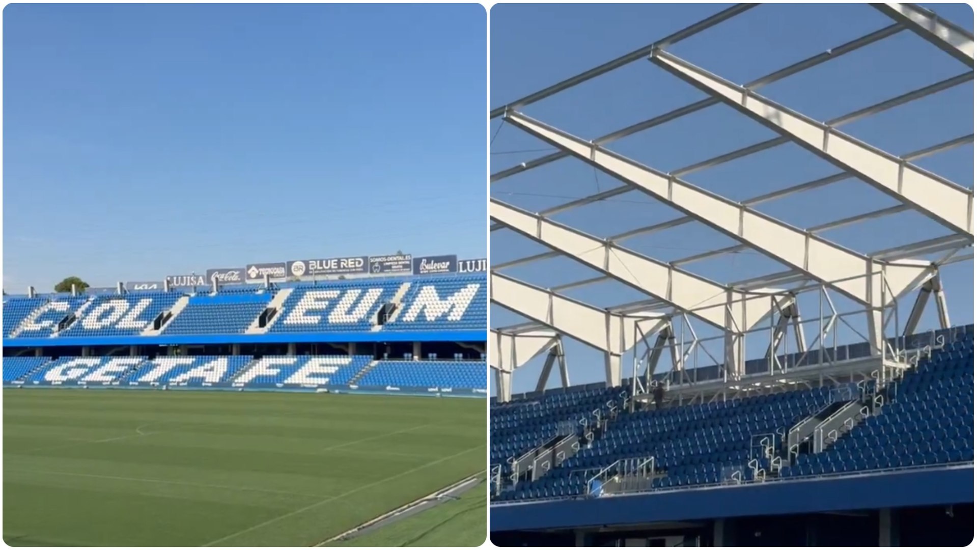 El Getafe muestra los avances del ‘nuevo’ Coliseum antes de la previa de Conference League