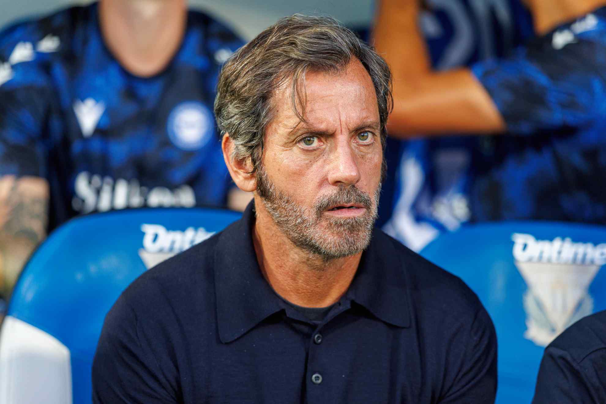 Quique: “Los chicos están enfadados porque no se conforman con empatar fuera de casa”